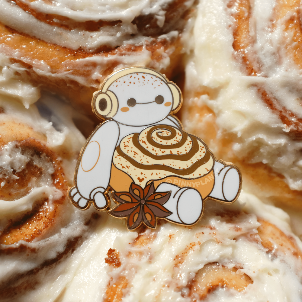 Lucky Cat Cafe: Cinnamon Roll Pin 🥮🧁 — Pinny Planet