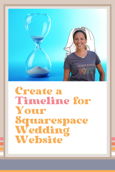 Create a Timeline for Your Squarespace Wedding Website