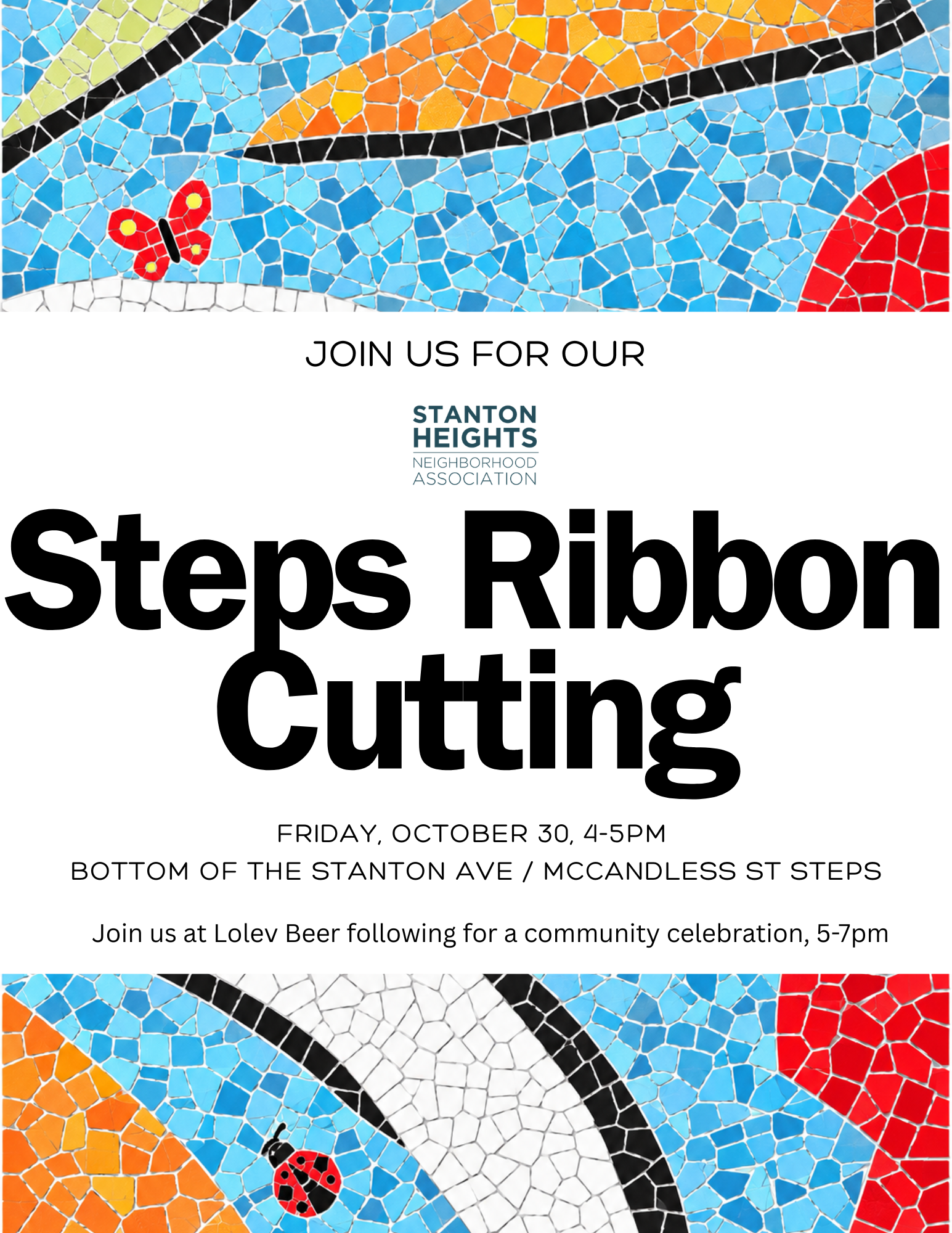 Stanton Heights Steps Ribbon Cutting & Celebration