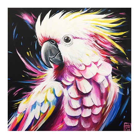 Stunning Crested Cockatoo