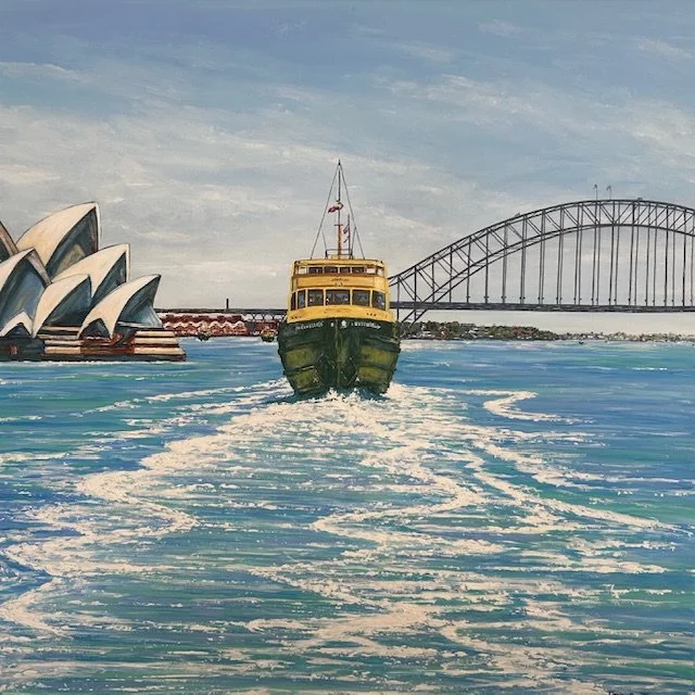 manly ferry driving towards - jennifer crehan jones.jpg