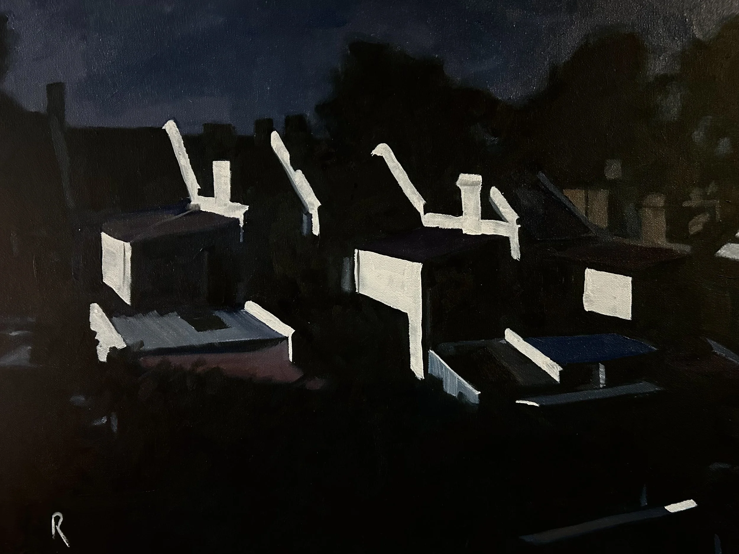Dusk Over Paddington Roofs