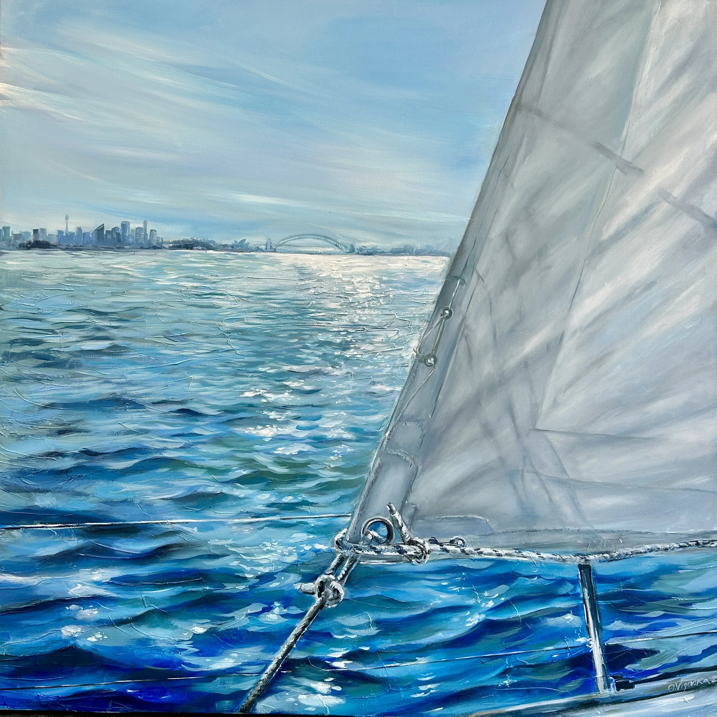 Sailing Into Blue