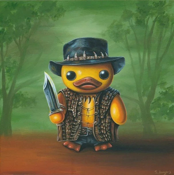 Crocodile Dun Duck by Stephanie Langloise