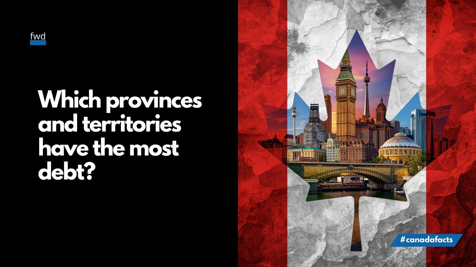 Which provinces and territories have the most debt?