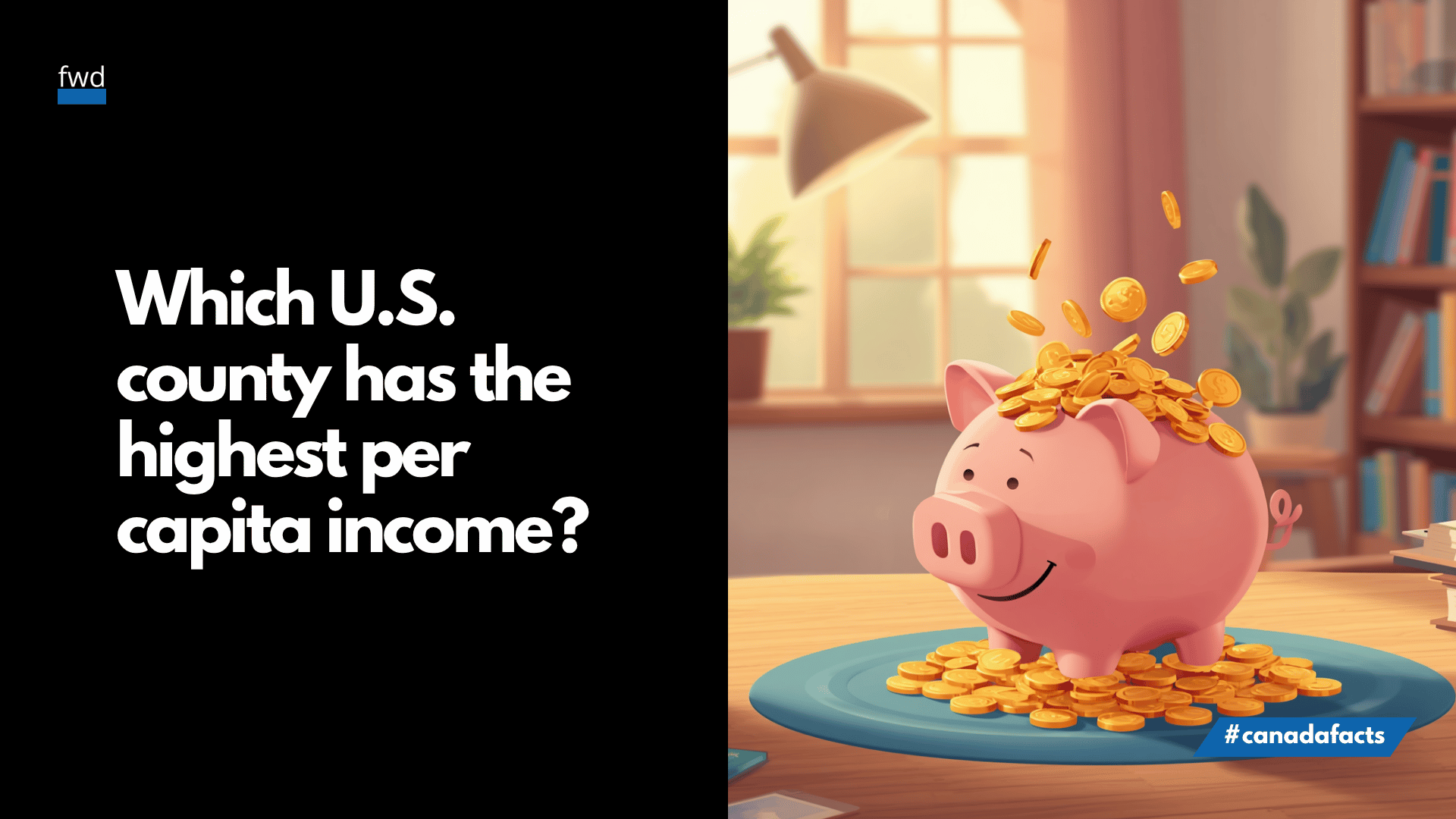 Which U.S. county has the highest per capita income?
