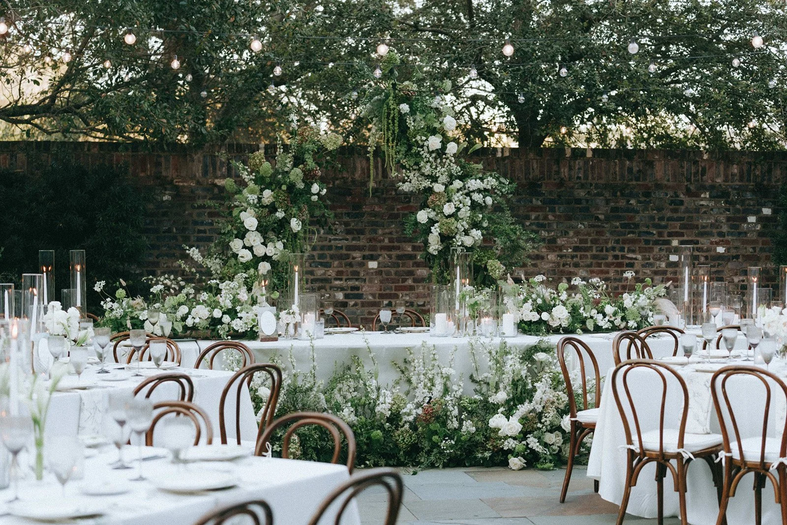 garden party wedding at the dewberry