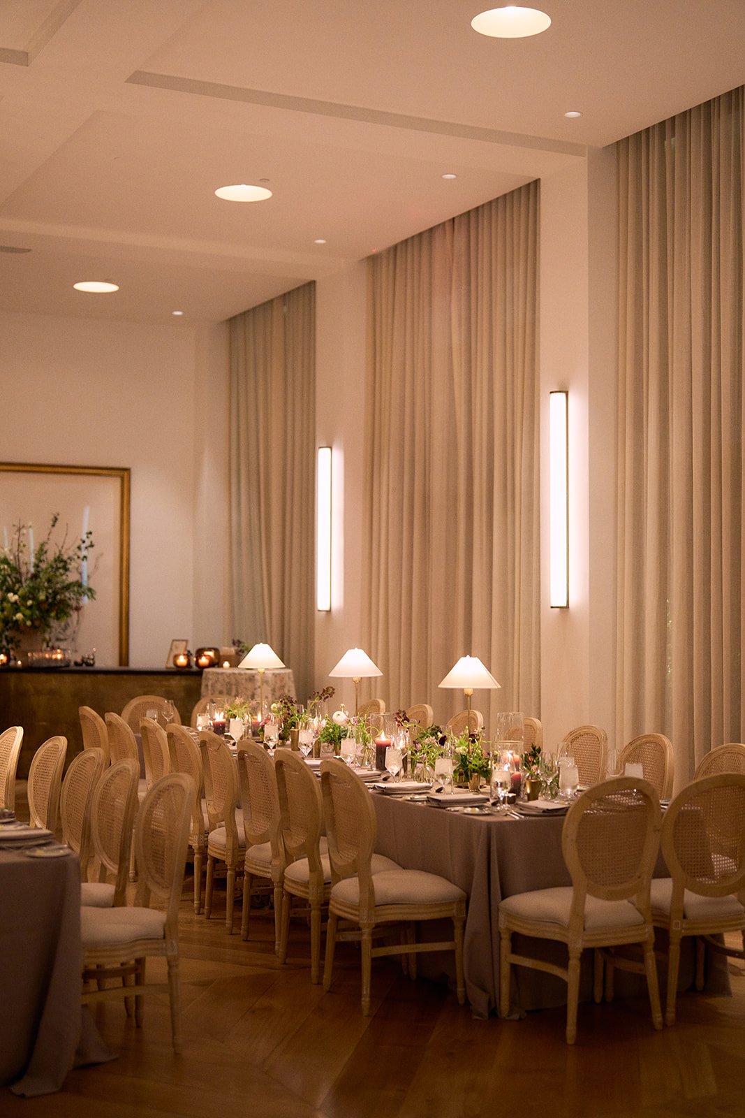 intimate dinner party wedding at the dewberry