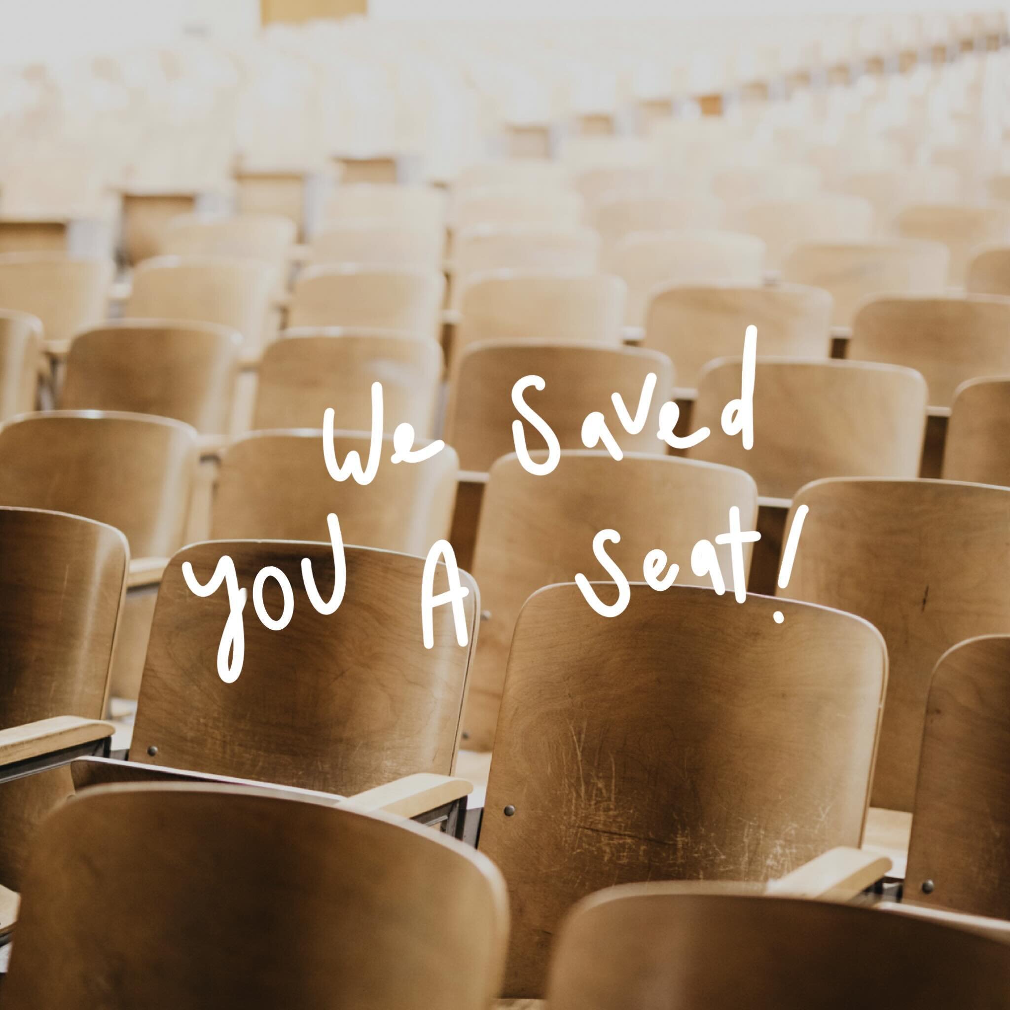 YOU&rsquo;RE INVITED!! 💌  A seat is saved for YOU at Easter service tomorrow! Come celebrate the amazing fact that Jesus Has Risen ☀️🌸🌿!!

🔎Service details in BIO!