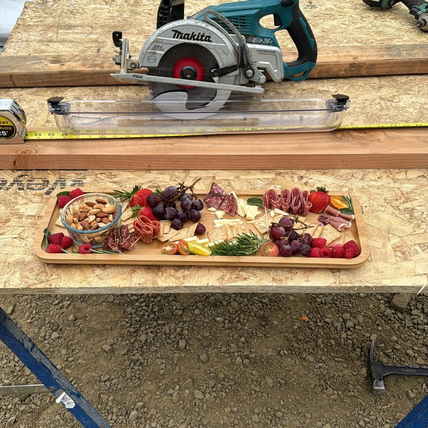 @susannaryals surprised us with a charcuterie board. We are so appreciative of the hard work our crews have been putting in during this time of explosive growth.