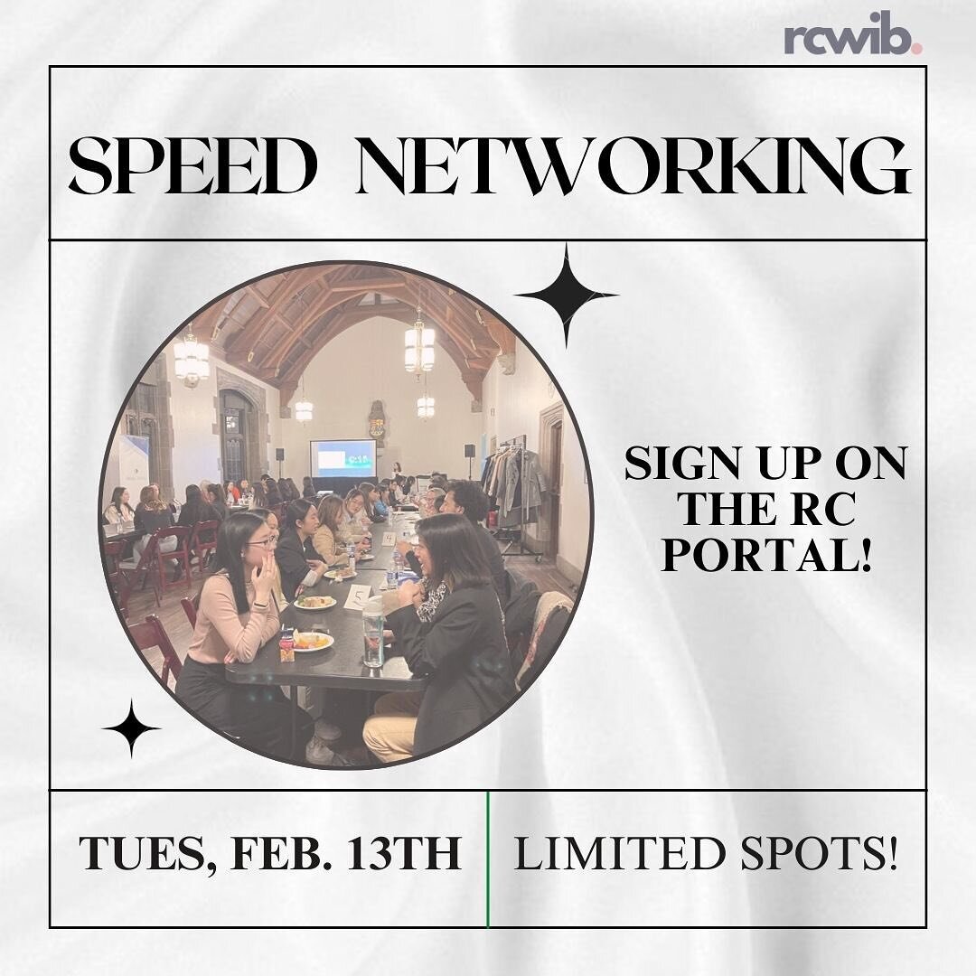 📣 Get ready to make meaningful connections at RCWIB&rsquo;s Speed Networking event! 

Join us for an exciting evening of fast-paced networking where you&rsquo;ll meet professionals from diverse business backgrounds &ndash; think marketing, finance, 