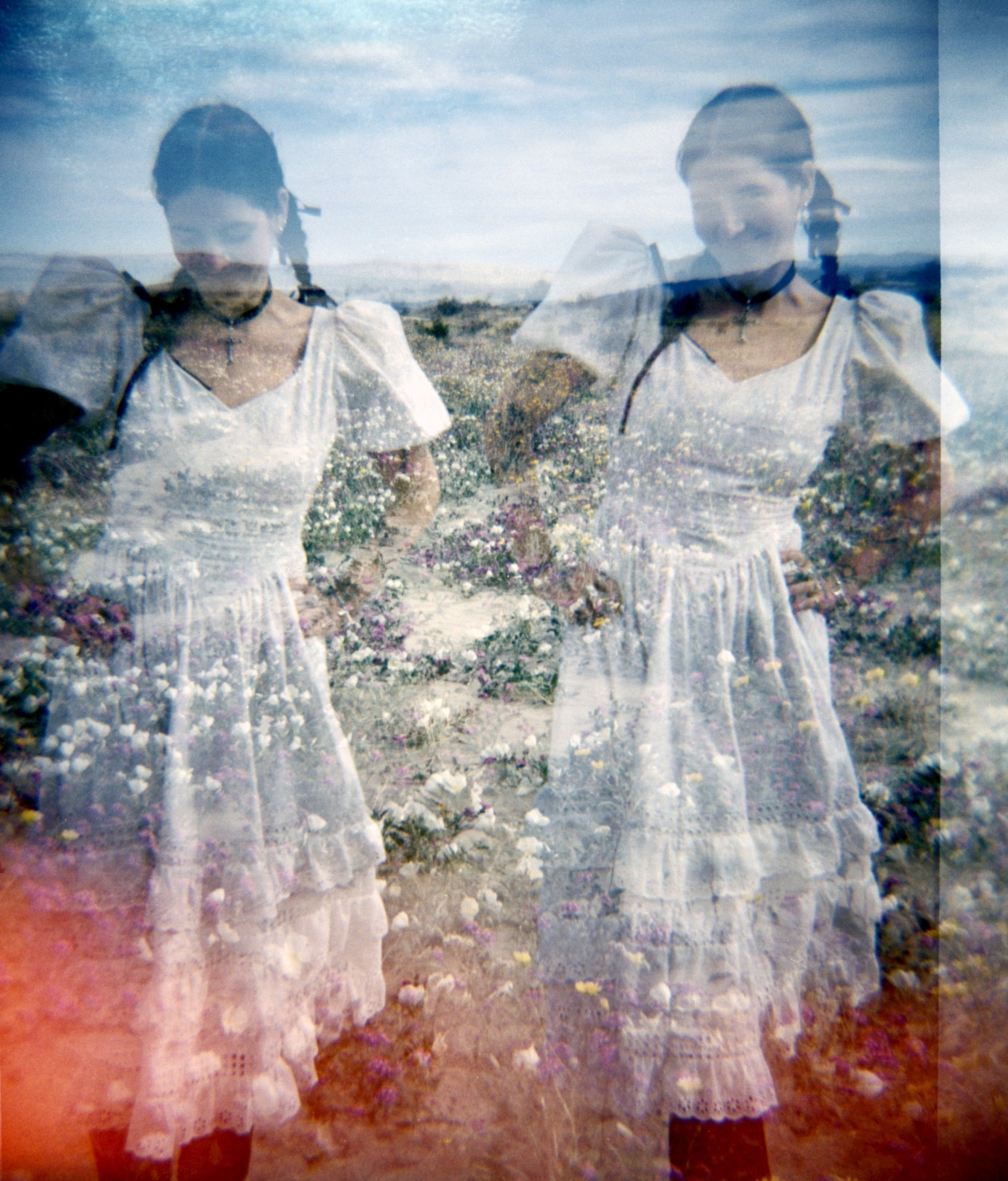 mary evans, diana mini double exposure with light leaks, anza borrego state park march 2024