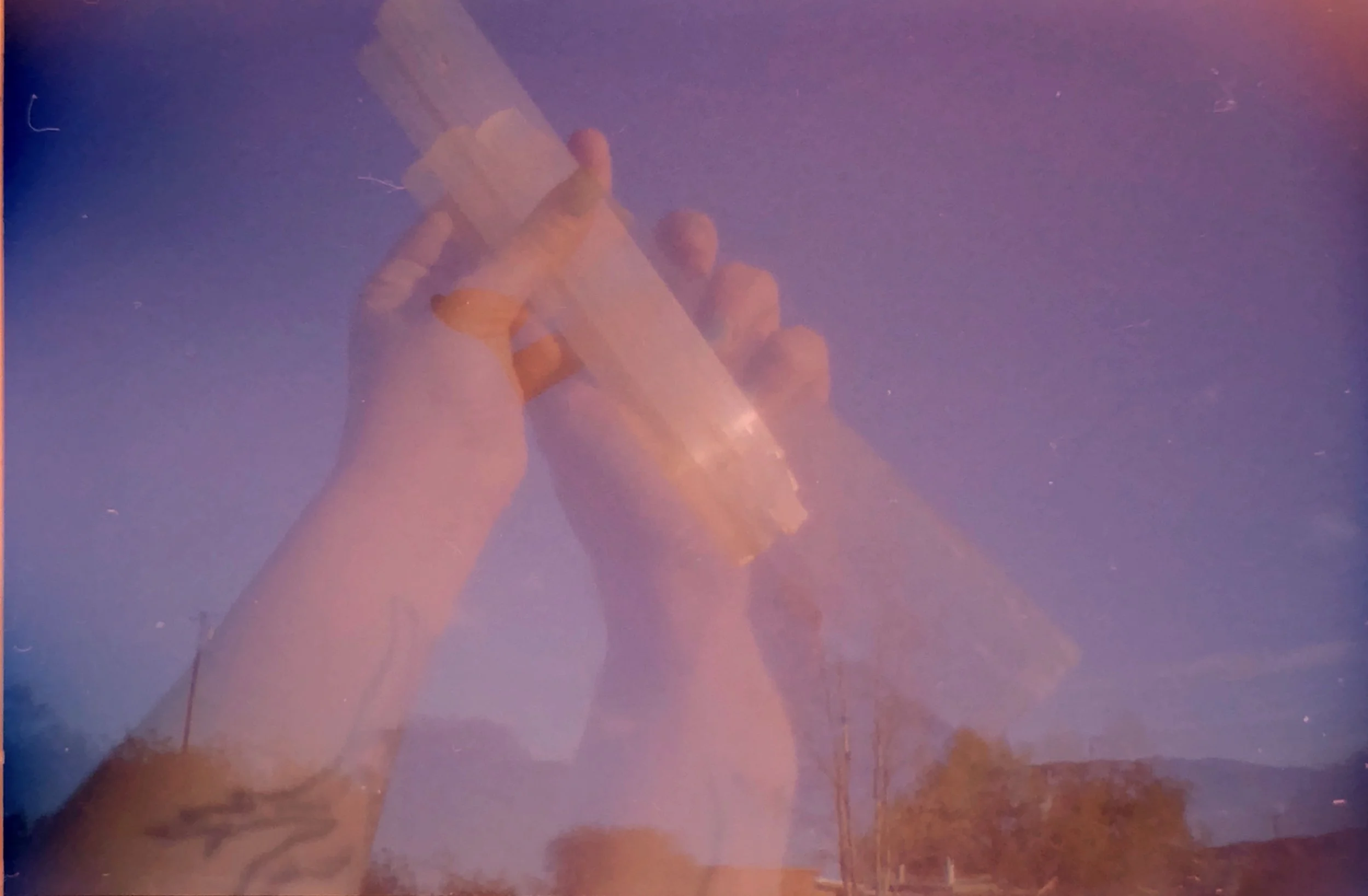 double exposure on diana mini 35mm