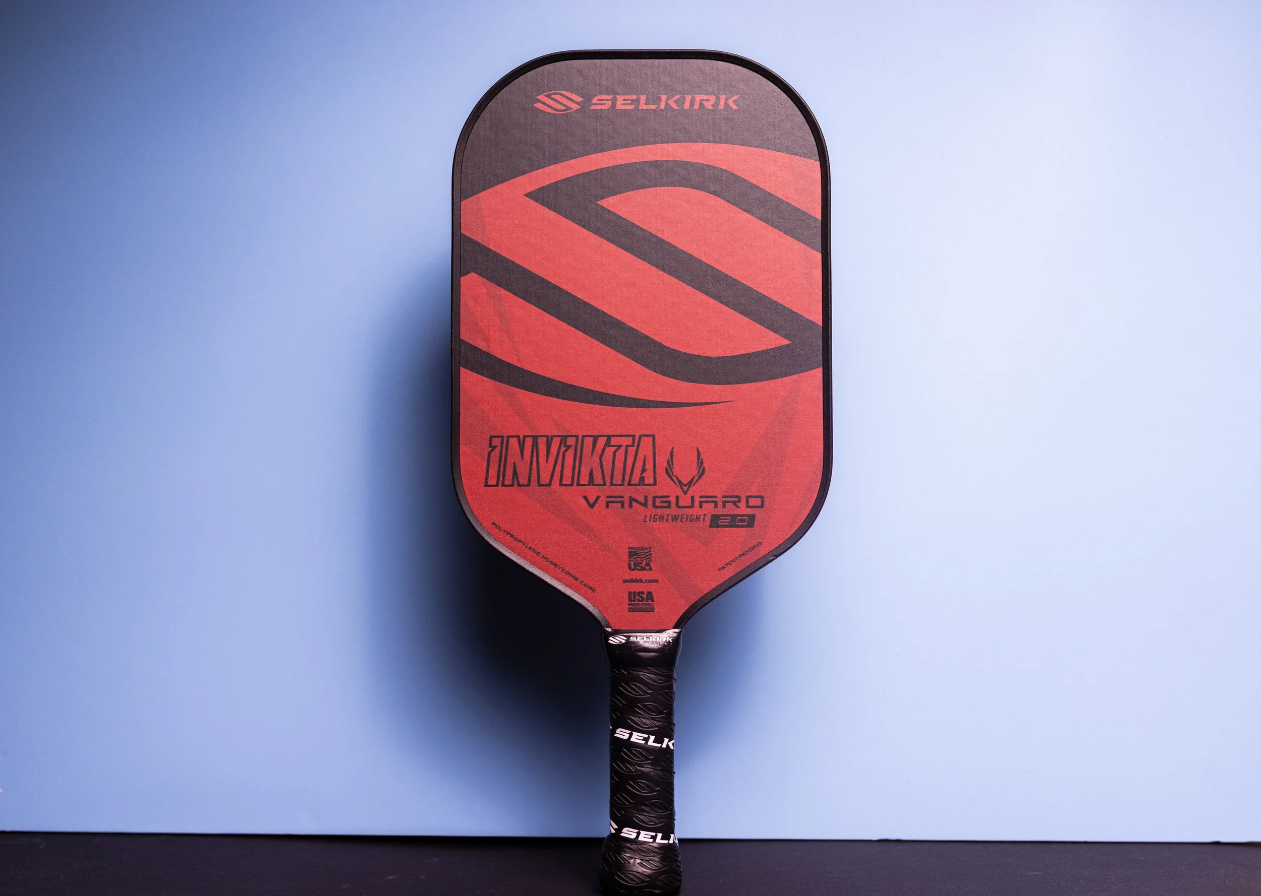 Selkirk Vanguard 2.0 Invikta pickleball paddle front view Selkirk Vanguard 2.0 Invikta pickleball paddle front view