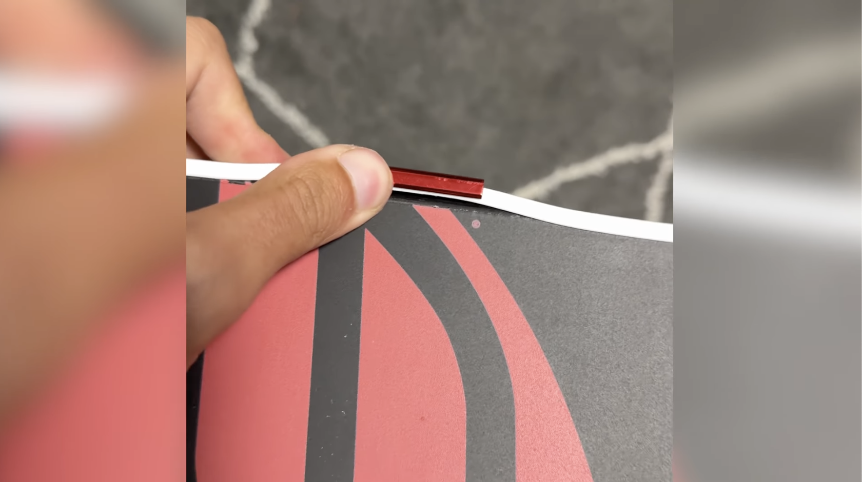 Selkirk Boomstik edge guard separation on test unit