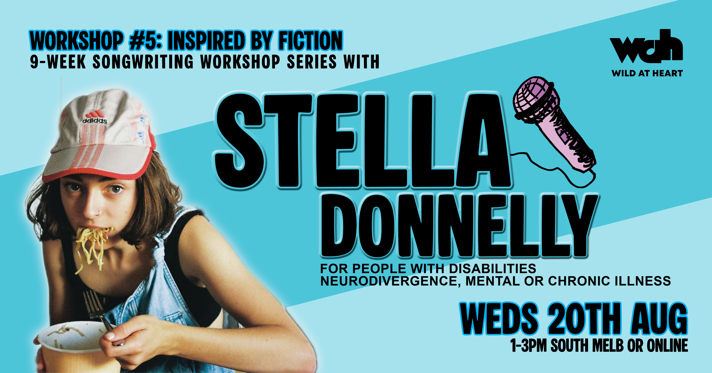 WEDS 20 AUG / Songwriting with Stella Donnelly / Inspired by Fiction