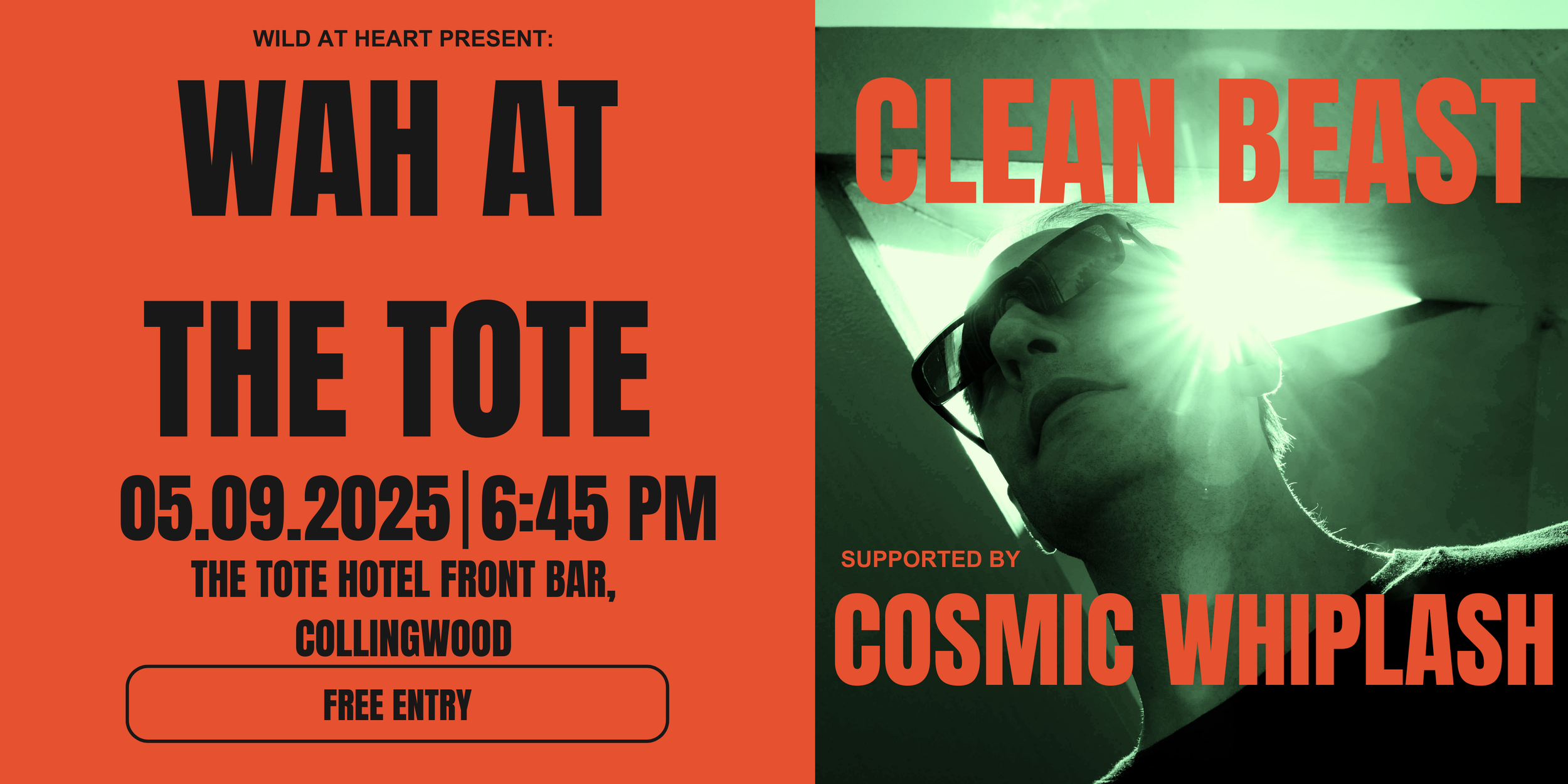 Clean Beast + Cosmic Whiplash at The Tote