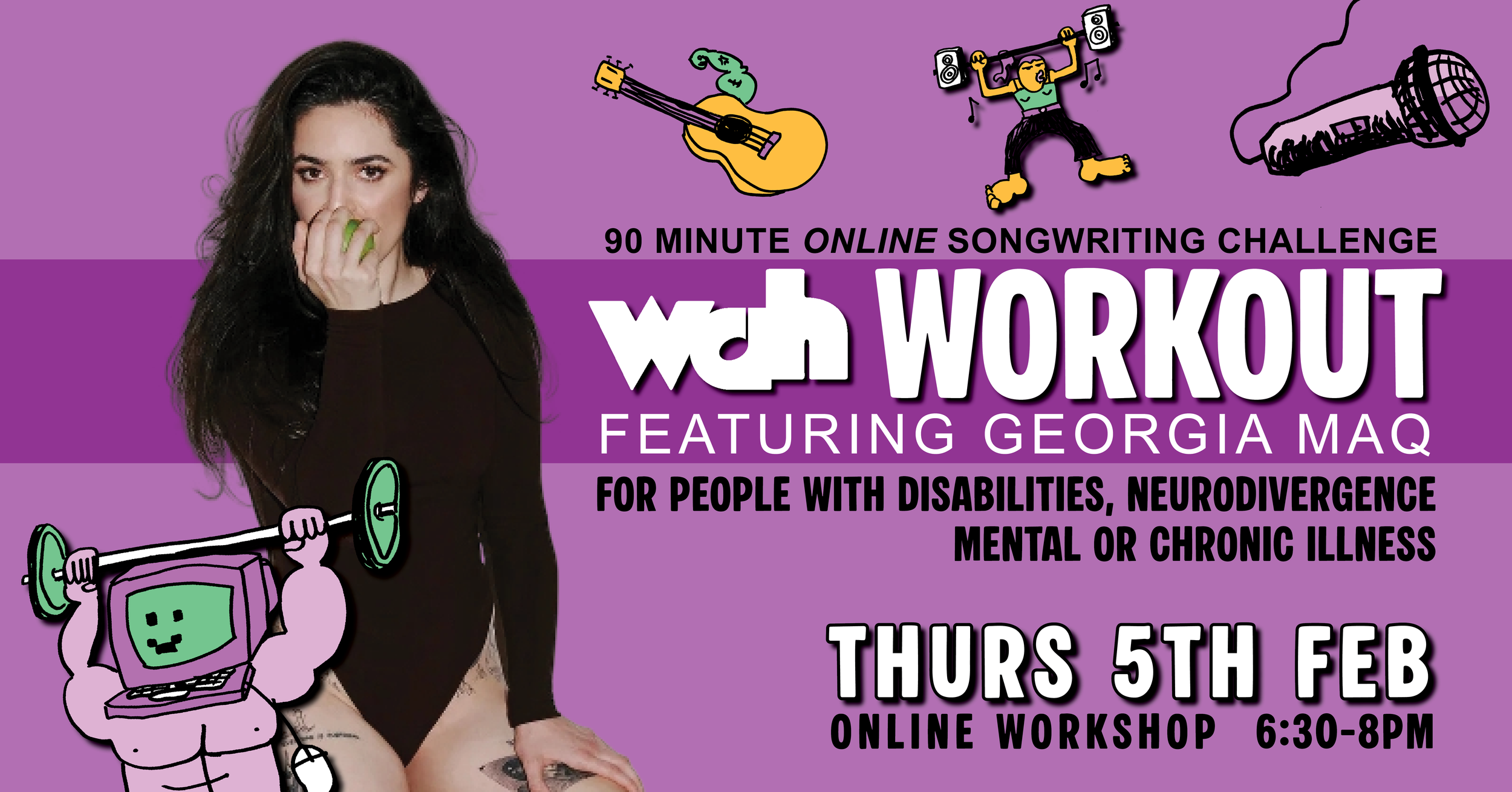 WAH WORKOUT: 90-Minute Songwriting Challenge with GEORGIA MAQ
