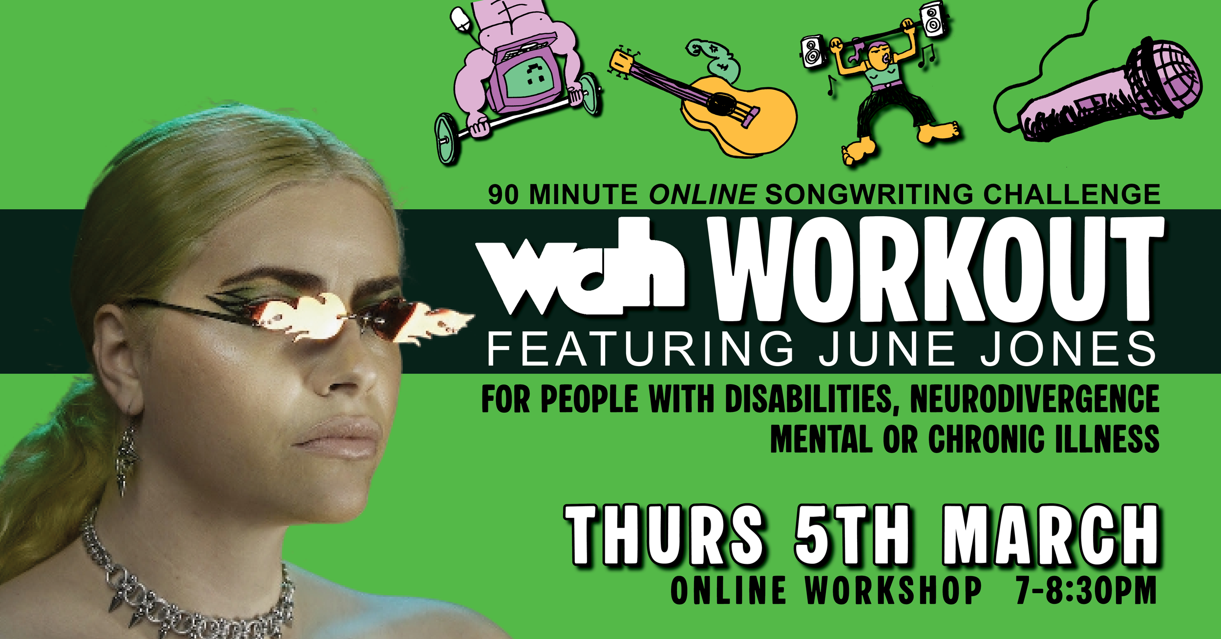 WAH WORKOUT / 90min Songwriting Challenge with JUNE JONES