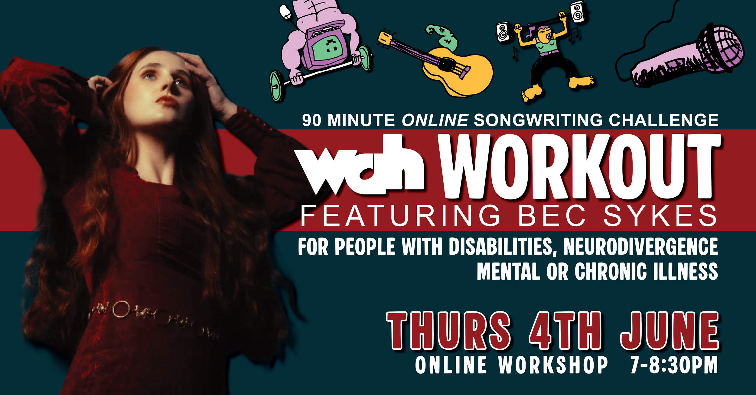 WAH WORKOUT: 90-Minute Songwriting Challenge with BEC SYKES