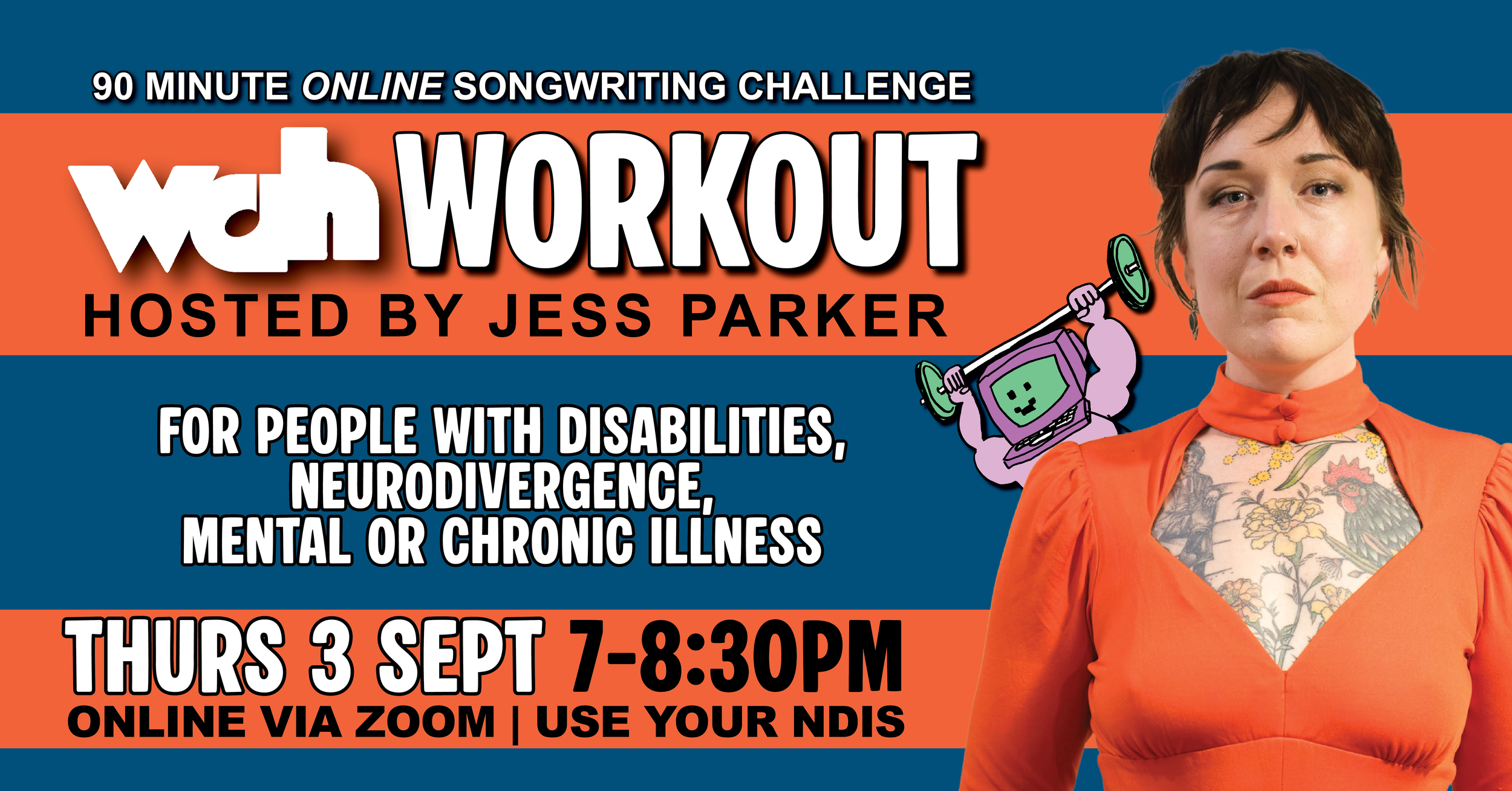 WAH WORKOUT: 90-Minute Songwriting Challenge with JESS PARKER