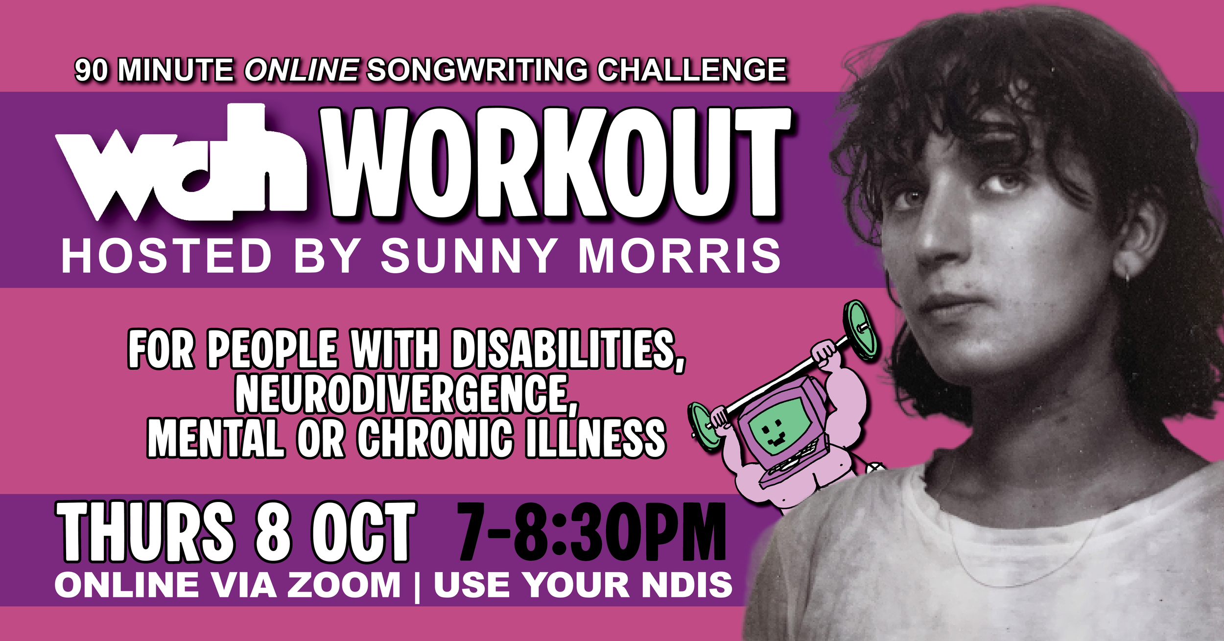 WAH WORKOUT: 90-Minute Songwriting Challenge with SUNNY MORRIS