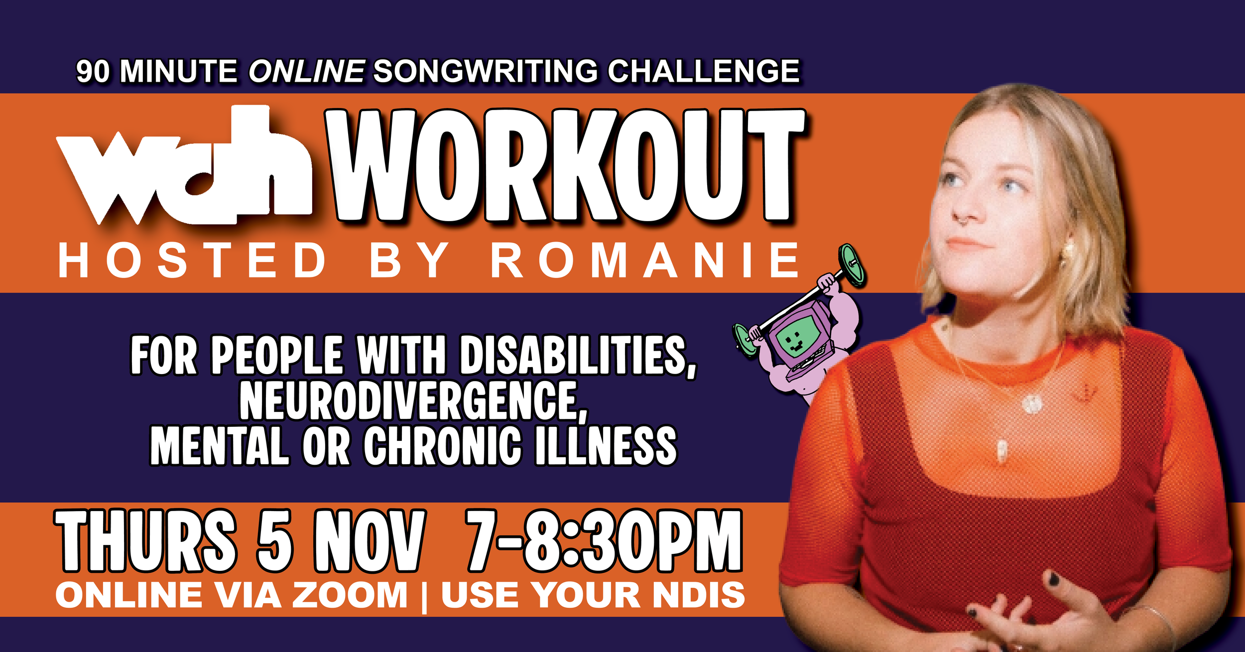 WAH WORKOUT: 90-Minute Songwriting Challenge with ROMANIE