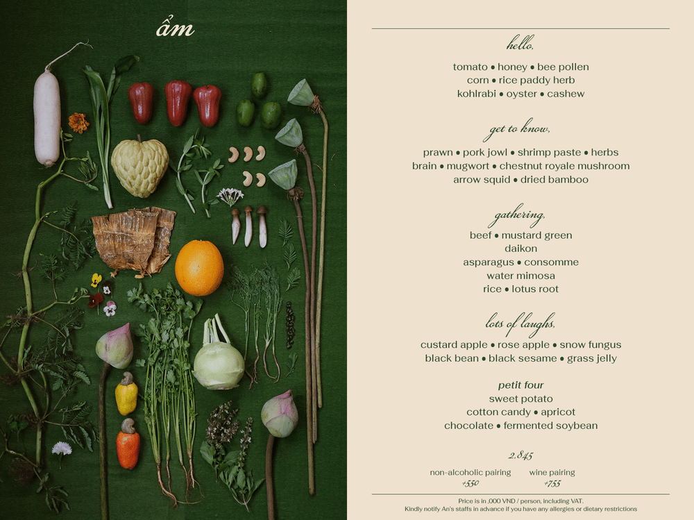 Menu — An's
