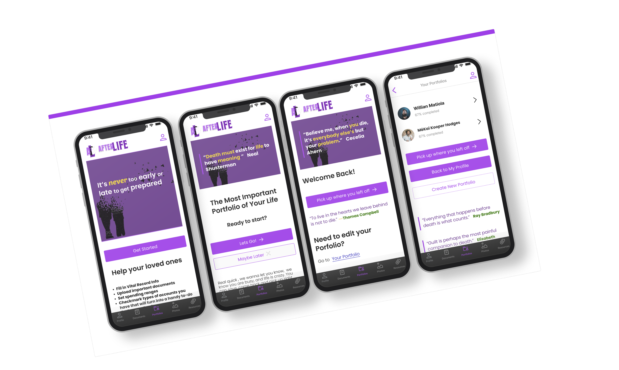 AfterLife- Digital solution to help the grieving have time to grieve