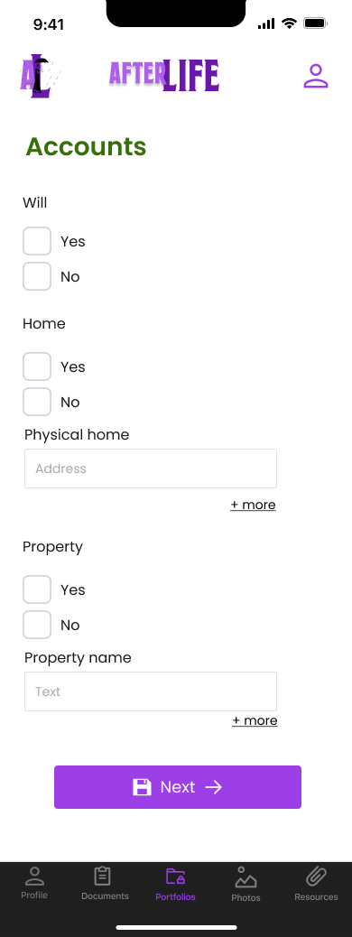 Key Screen-Estate Accounts