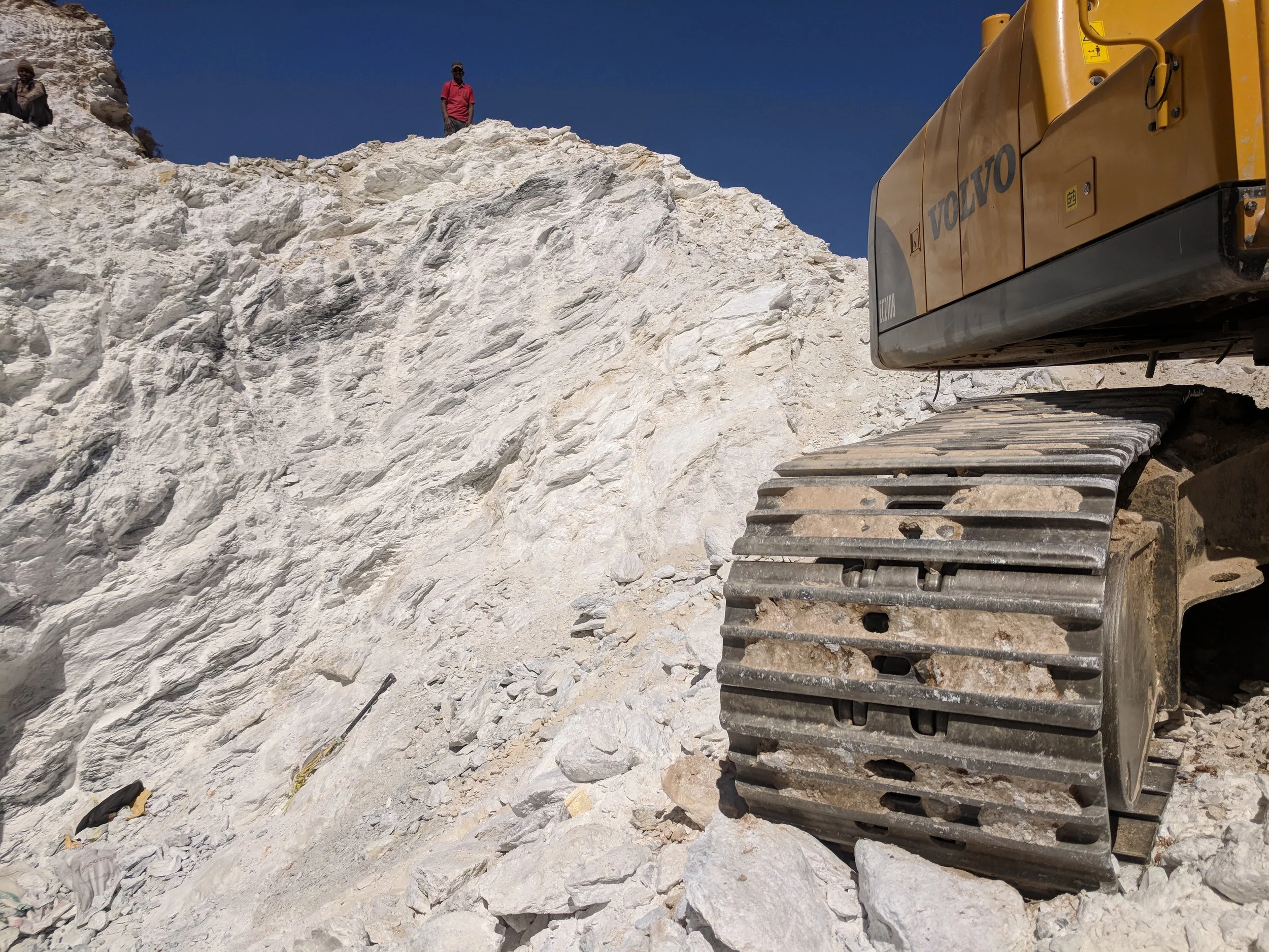 Talc mine and mineral deposit operated by Bharat Mines and Minerals in Uttarakhand