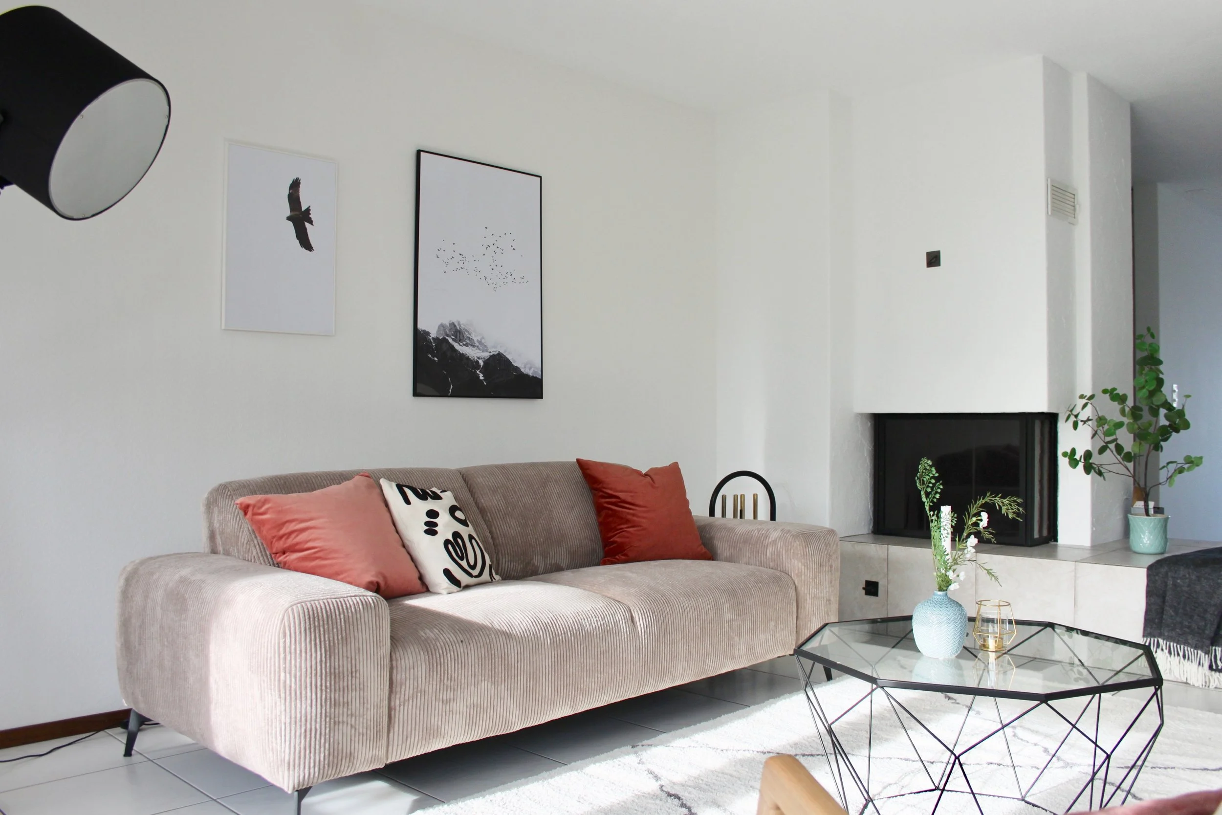 Wohnzimmer modern eingerichtet