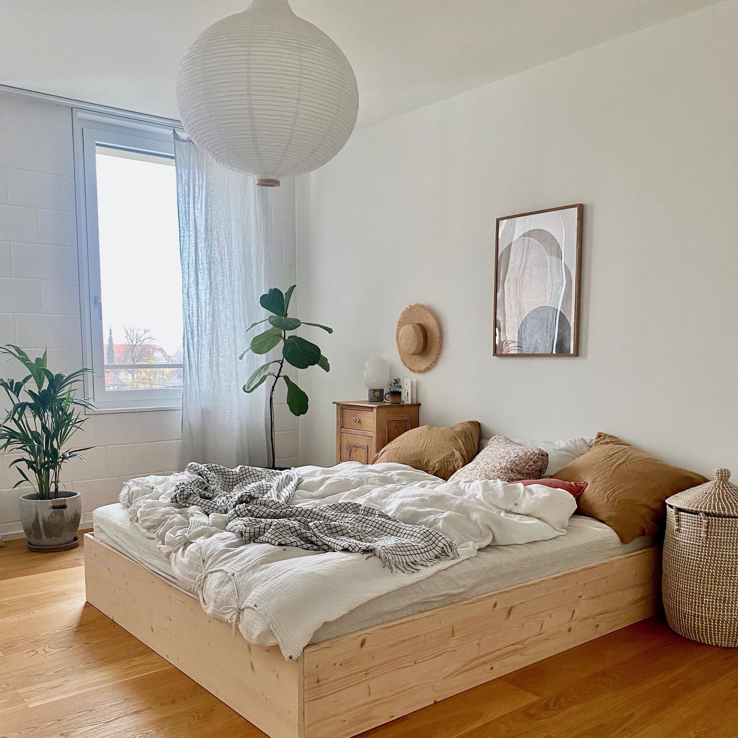 Homestyling Schlafzimmer Skandinavisch