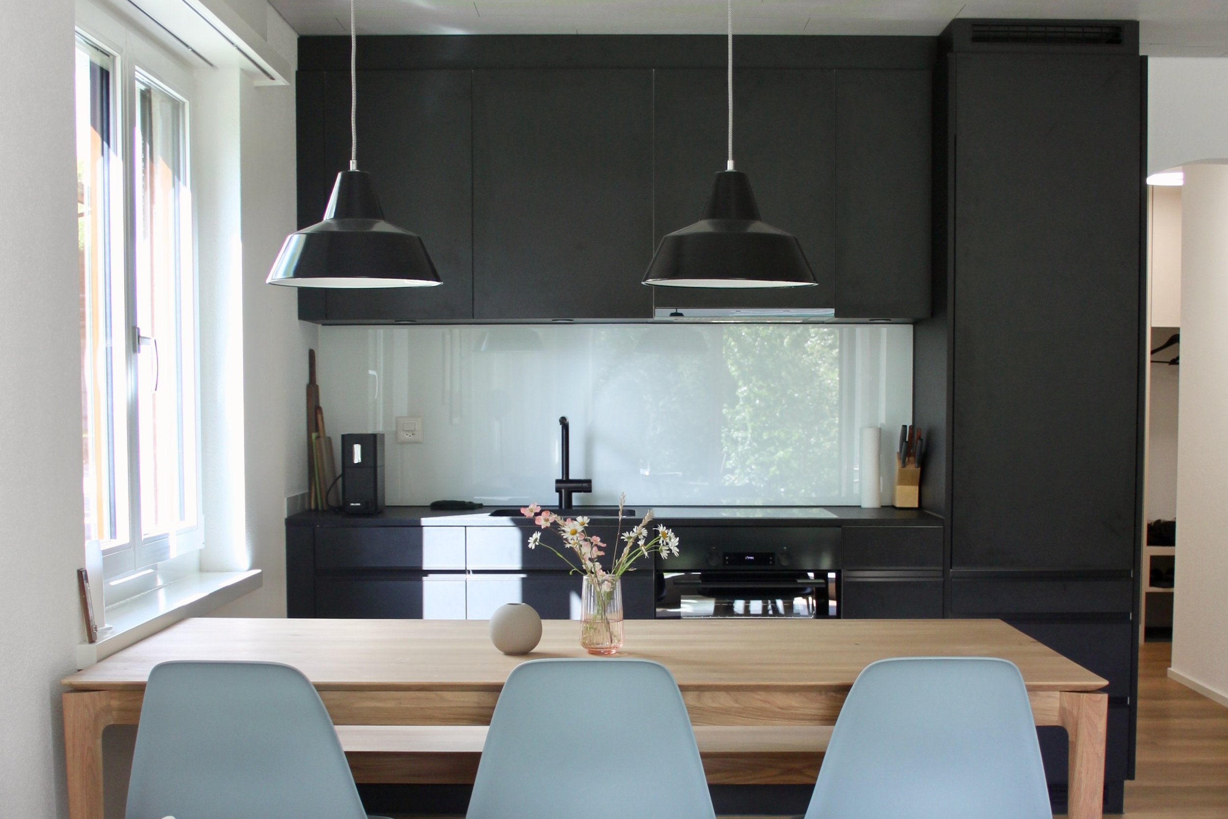 Homestyling Ferienwohnung in Sörenberg Esszimmer