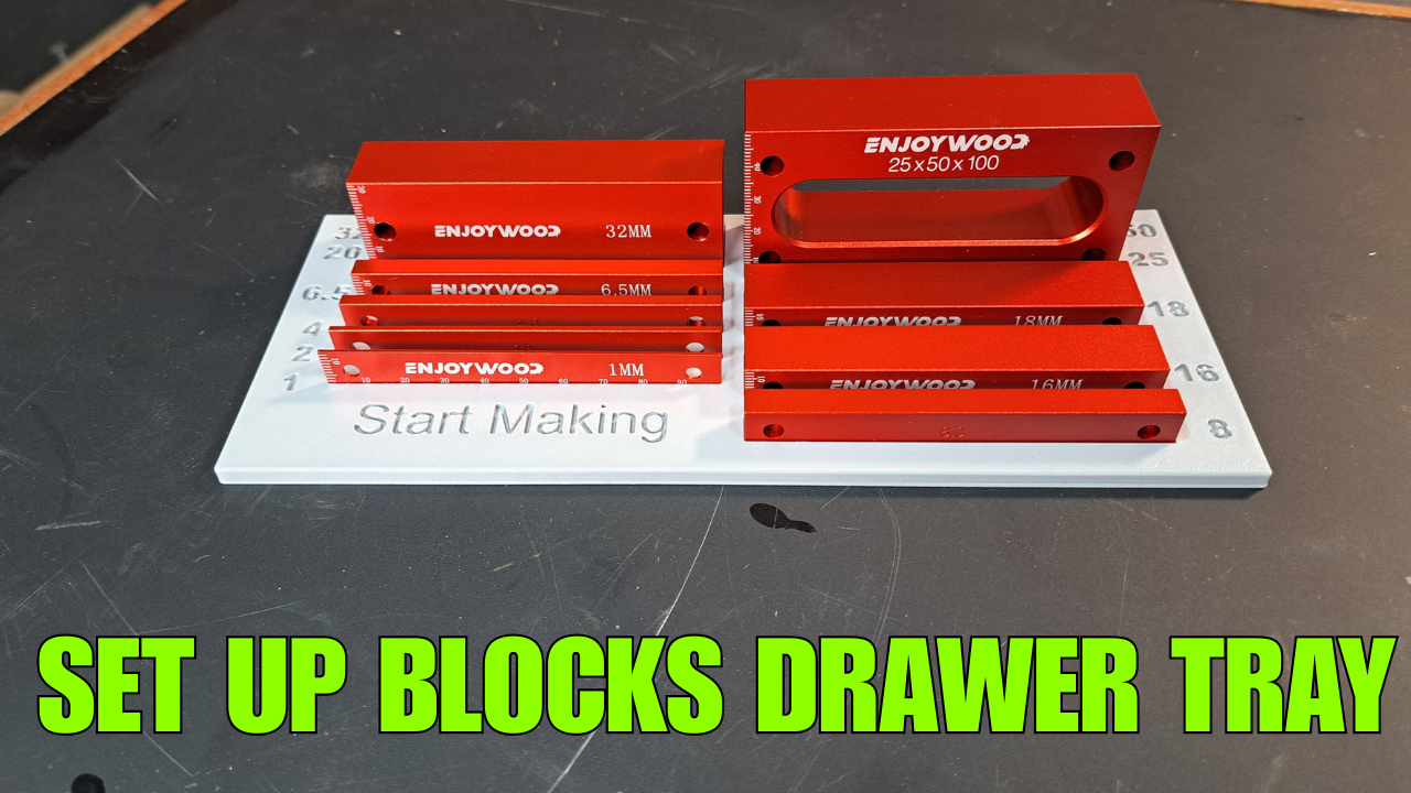 Banggood Enjoywood Set Up Block Drawer Tray 3D Print file.