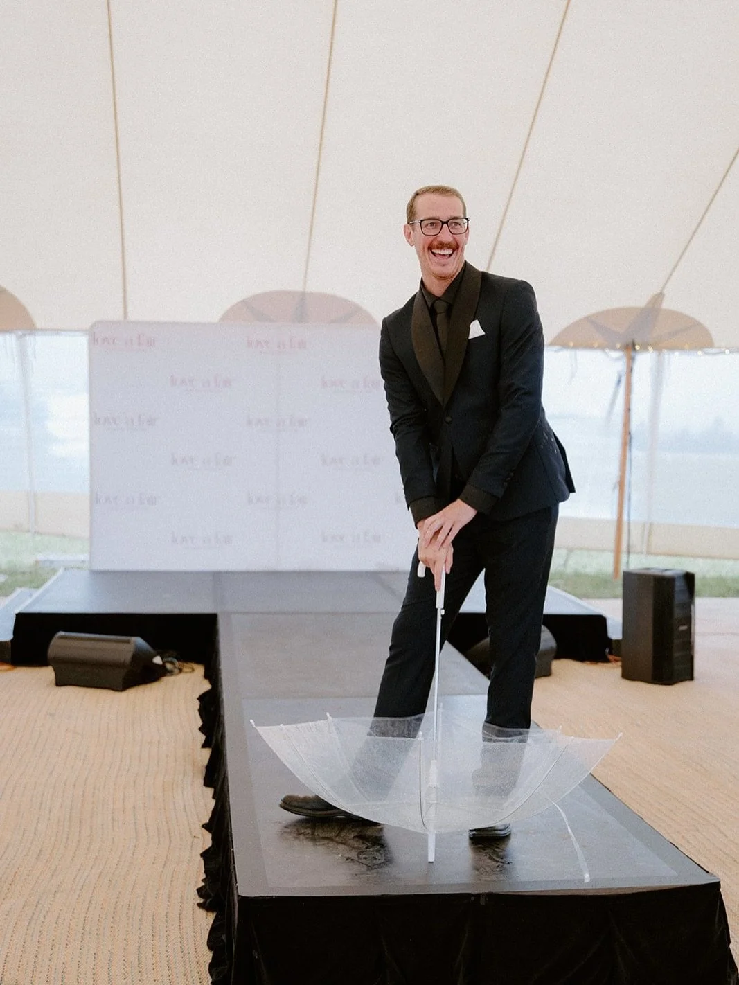 Who said the runway was just for brides? Our dapper gents stepped out at the Southern Highlands Fair and absolutely put on the moves - from smooth struts to a few surprise dance moves.

We think they might have enjoyed it just a little too much&helli