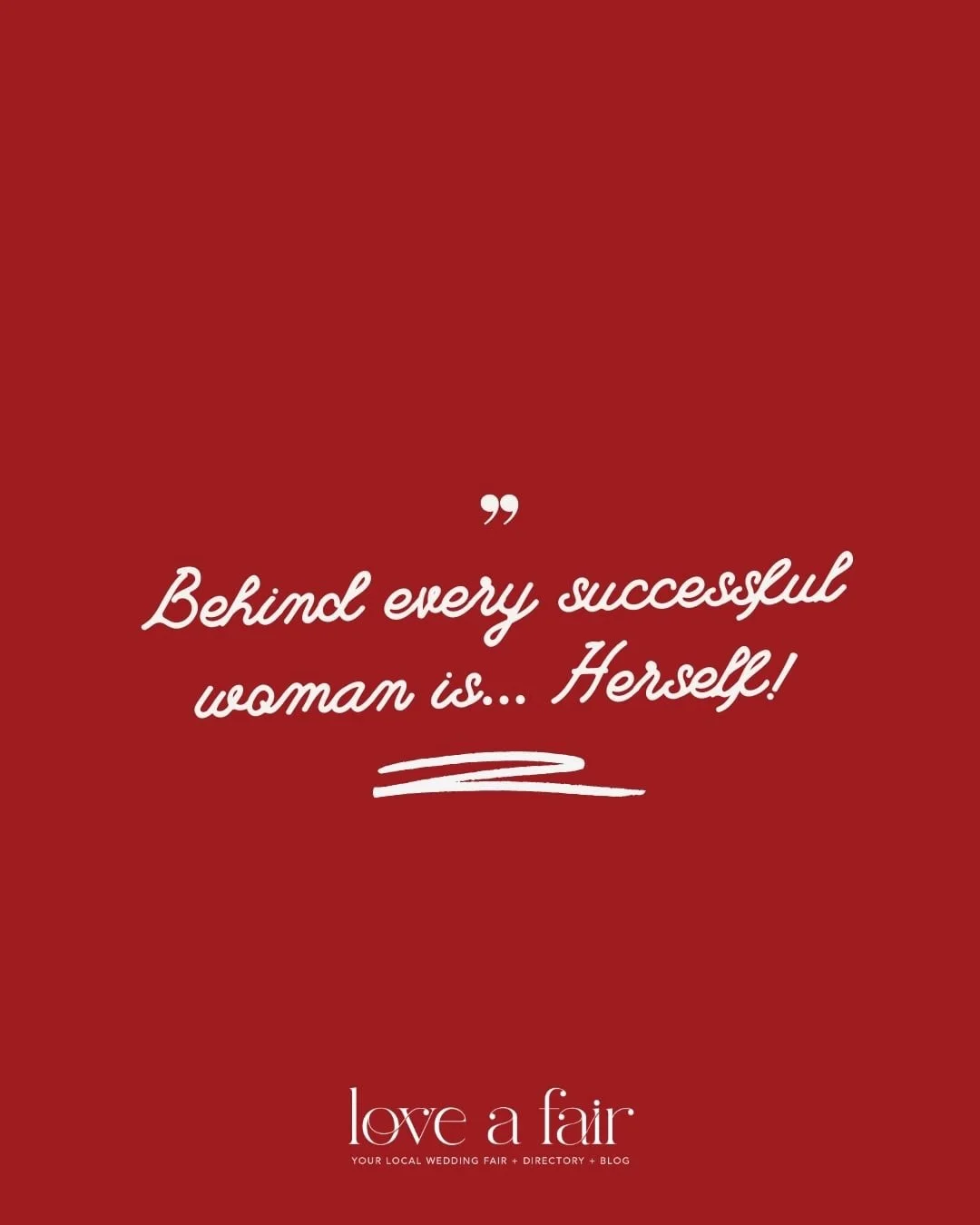 Happy International Women&rsquo;s Day to all the wonderful women of the wedding industry &hearts;️