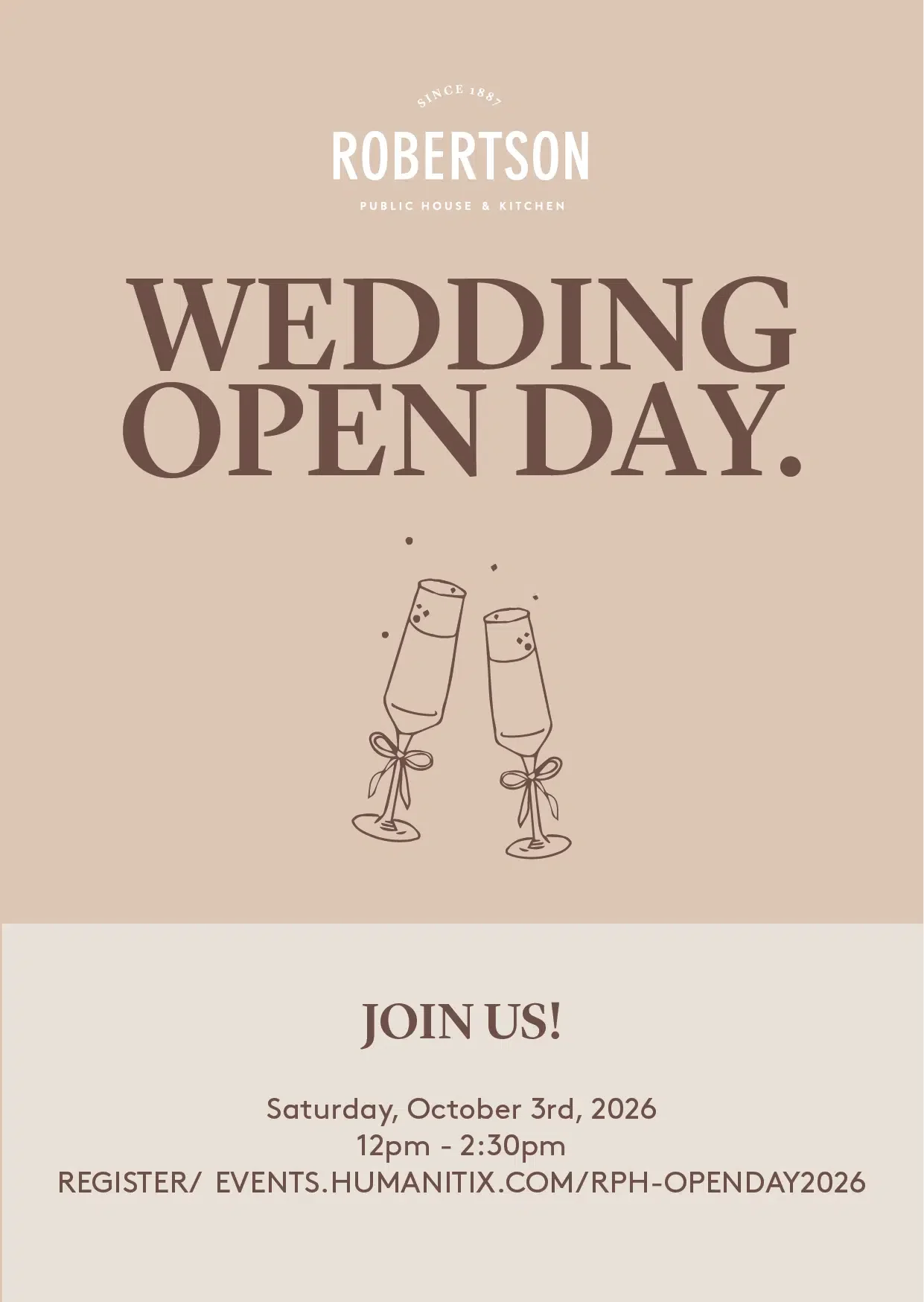 Robertson Public House Wedding Open Day