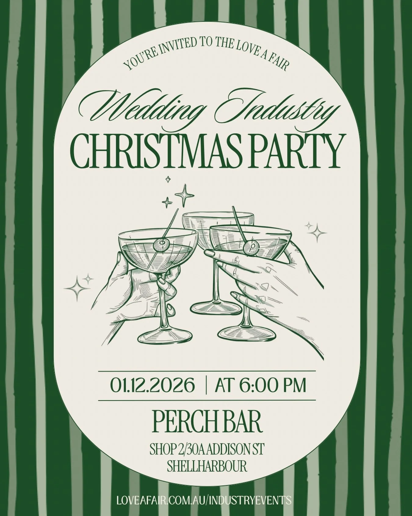 🎄 Wedding industry, this one&rsquo;s for YOU! 🍸

It&rsquo;s that time of year again&hellip; when we swap timelines, emails and wedding day emergencies for cocktails, good food and a dance floor. 

We&rsquo;re bringing the Wedding Industry Christmas