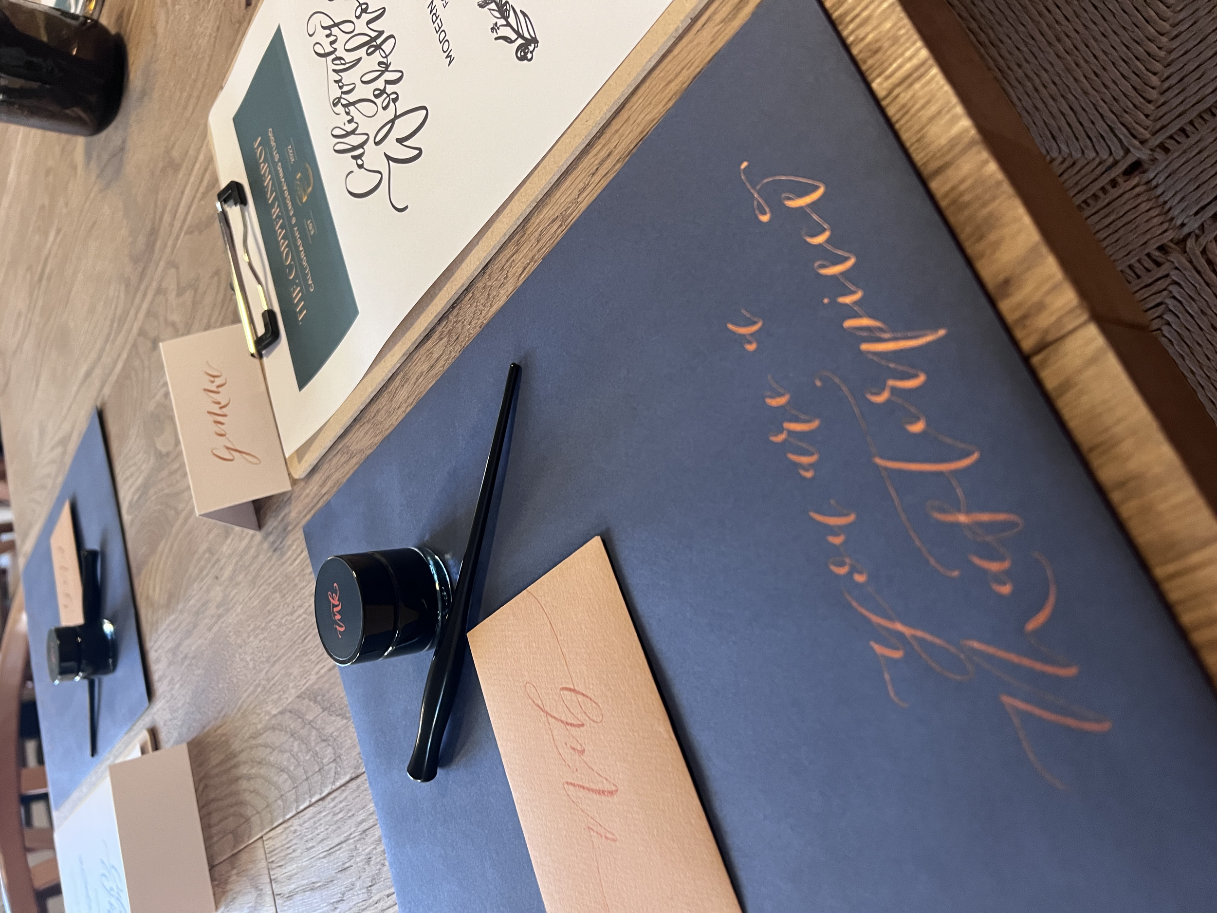 Modern Calligraphy Workshops in Norfolk and Suffolk