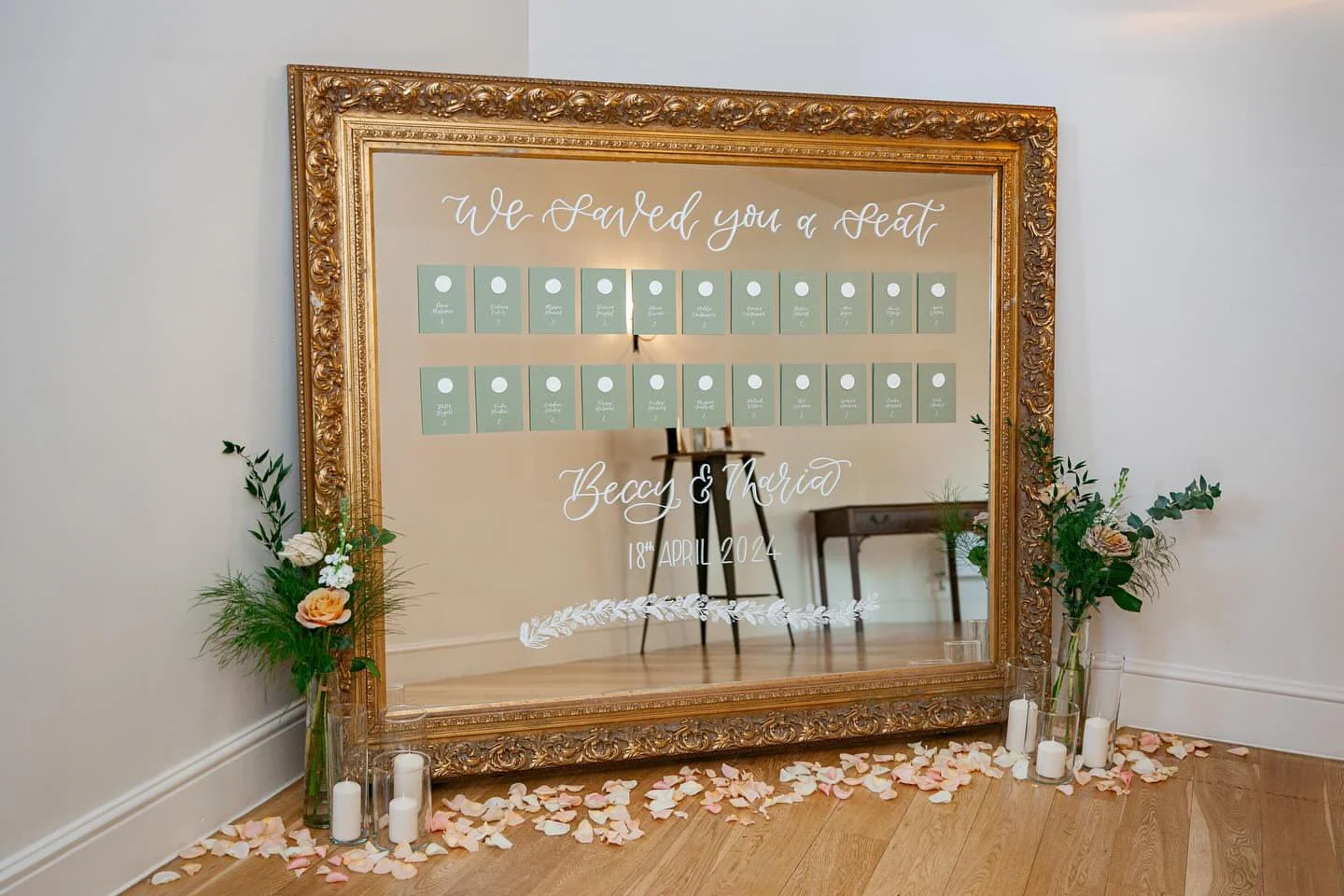 Wedding Mirror seating plan.JPG