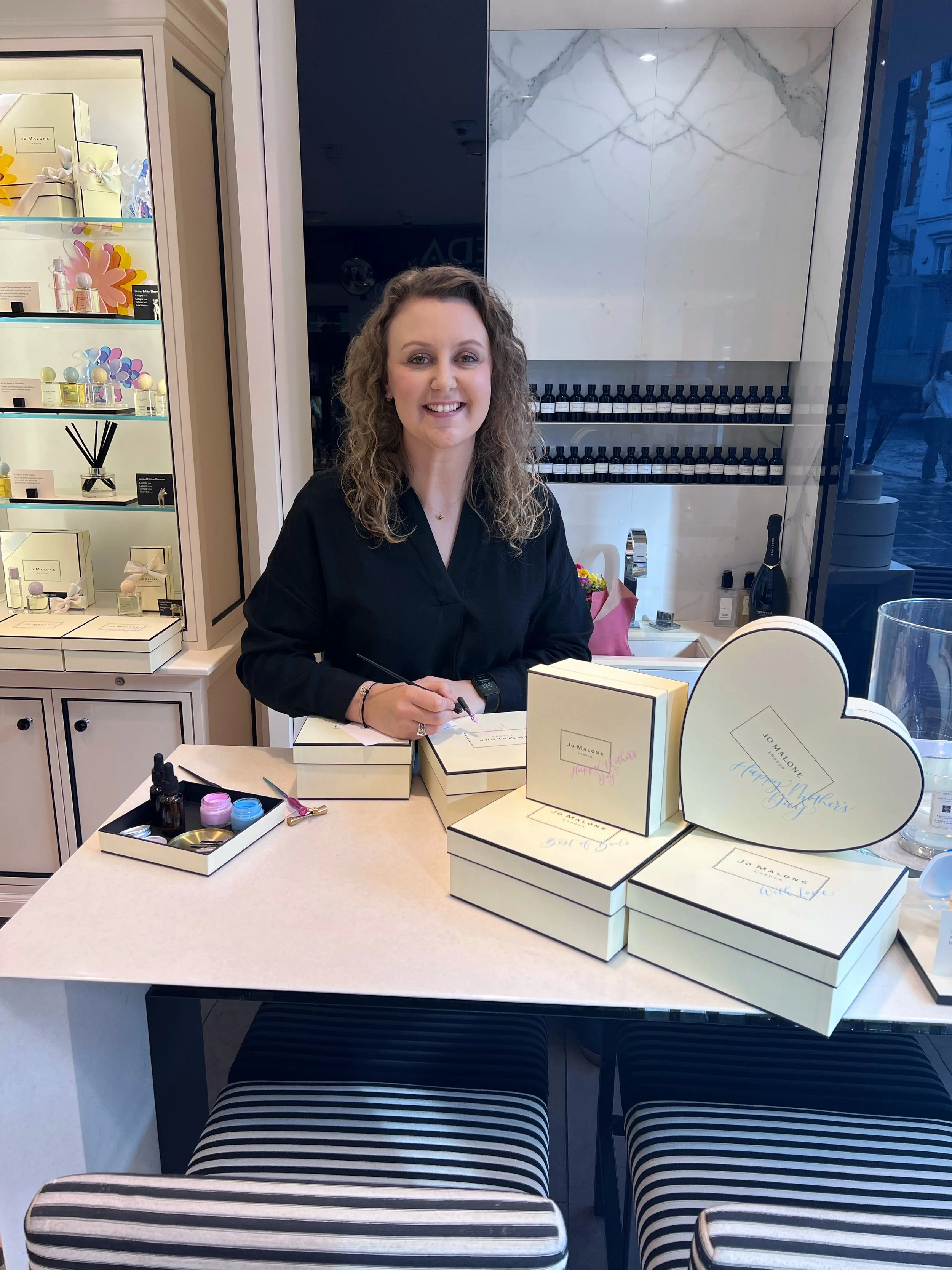 Live Calligraphy Event for Jo Malone London