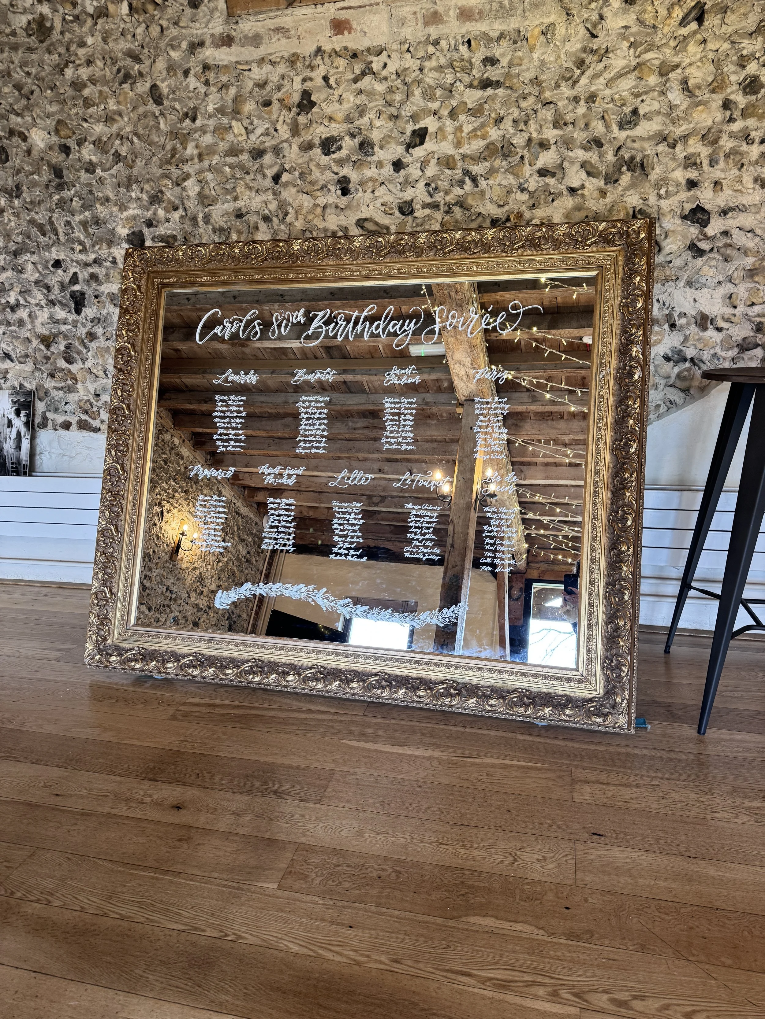 Birthday seating plan mirror.JPG