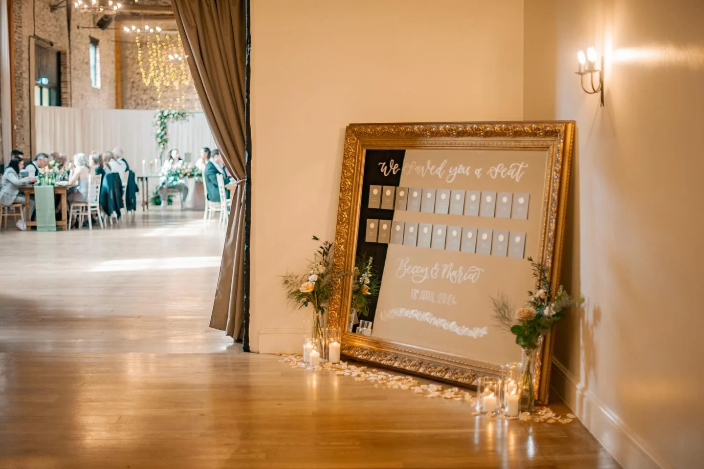 Beccy Maria Wedding mirror seating plan.JPG