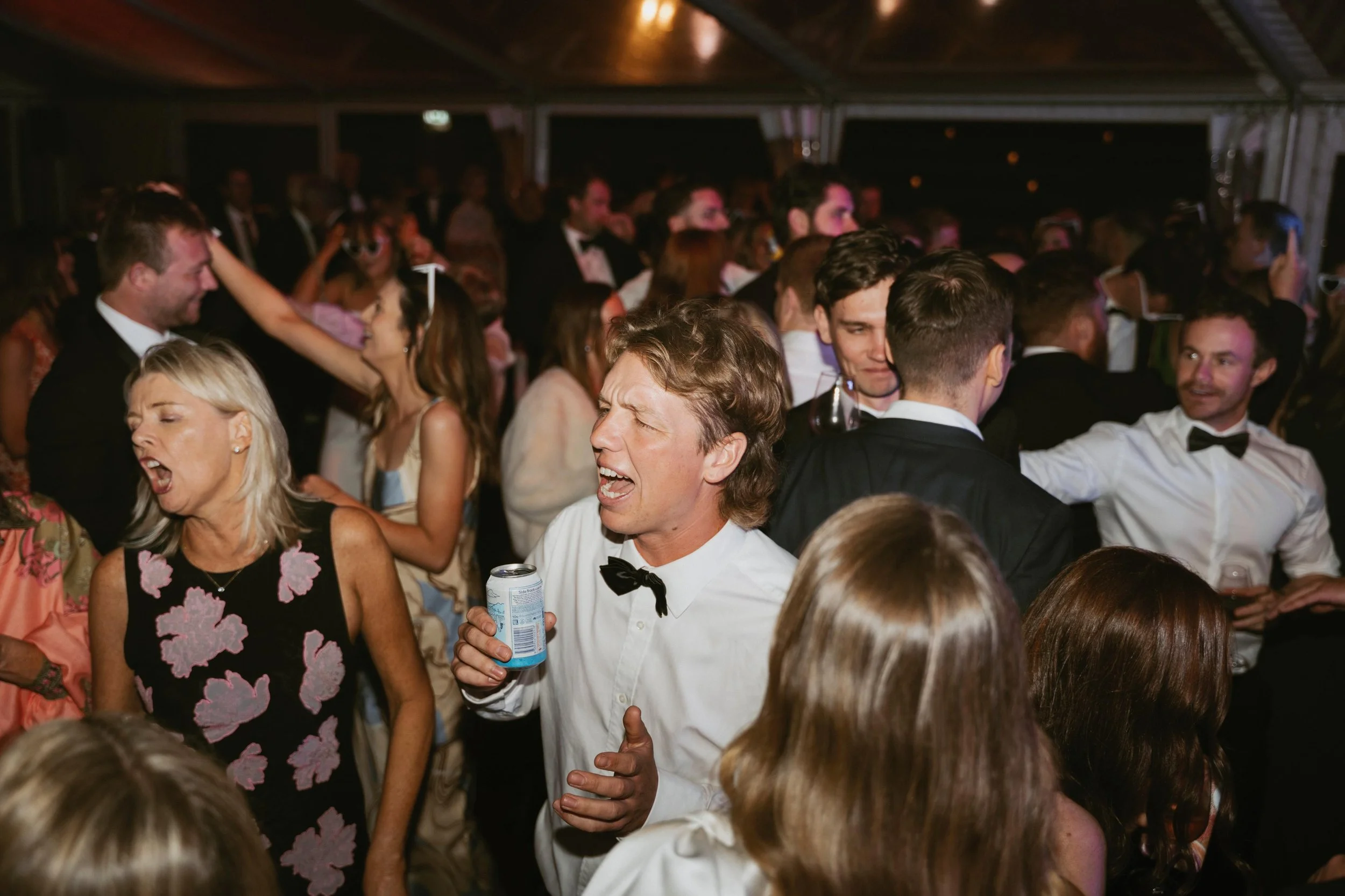 Guests Dancing Private Perth Wedding Ceremony and Wedding Band Entertainment. Credit: Asha Lola Photography