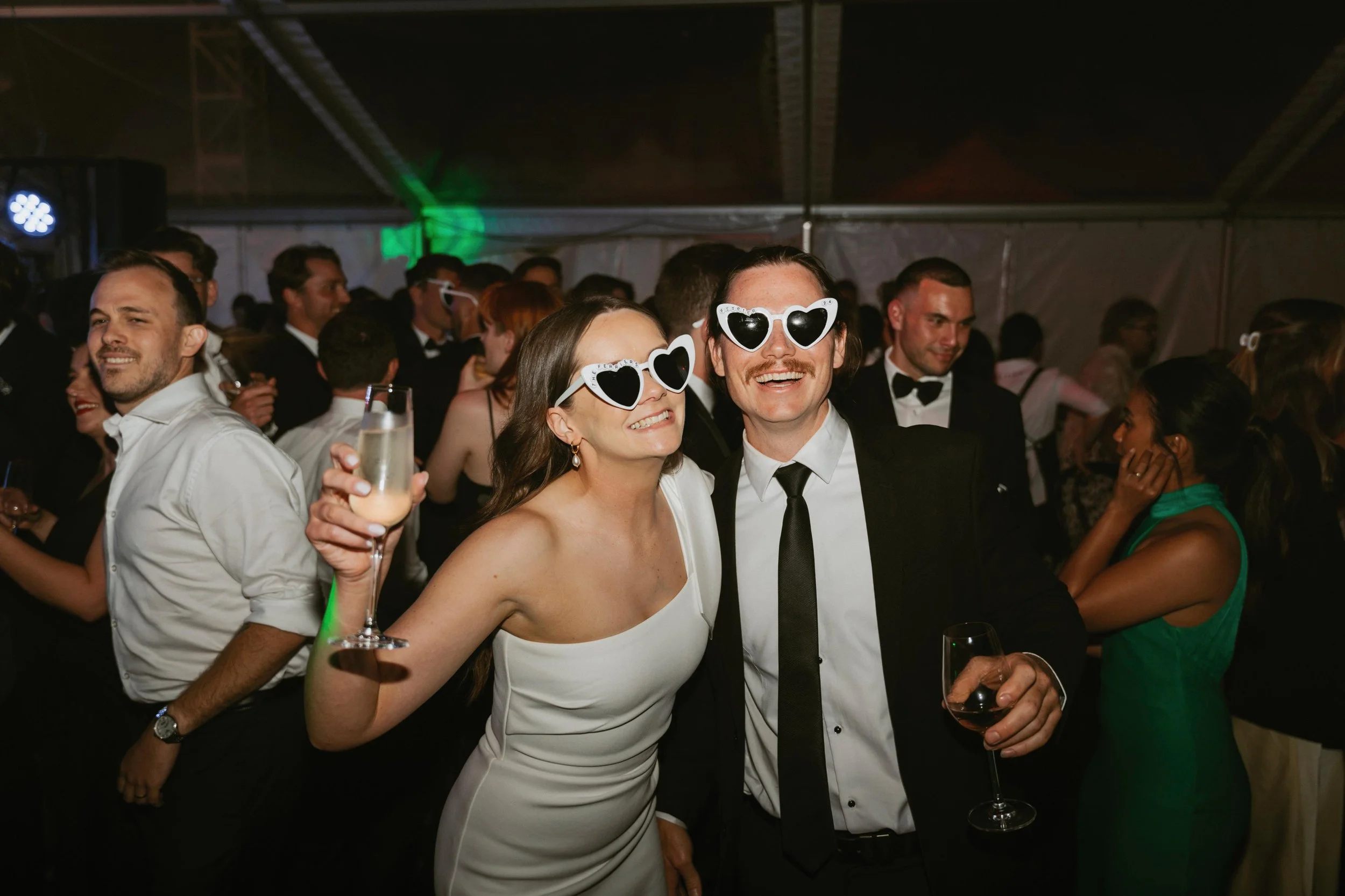 Private Perth Wedding Ceremony and Wedding Band Entertainment. Credit: Asha Lola Photography