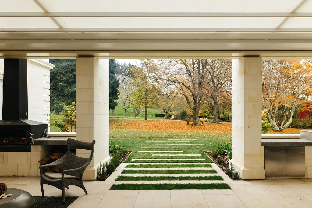 Pause for a moment + imagine yourself here. The sun reflecting off your skin, a gentle breeze in your hair, a cold glass of your favourite drink in hand, food cooking on the BBQ. A space to relax + entertain where meals are shared, memories are made,