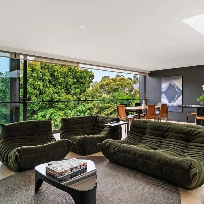 Often it's not about filling every corner but instead revealing what already works. In this case, that's the seamless connection between inside + out and my role was to elevate it. 

Ready to style your space with intention? Schedule a design clarity