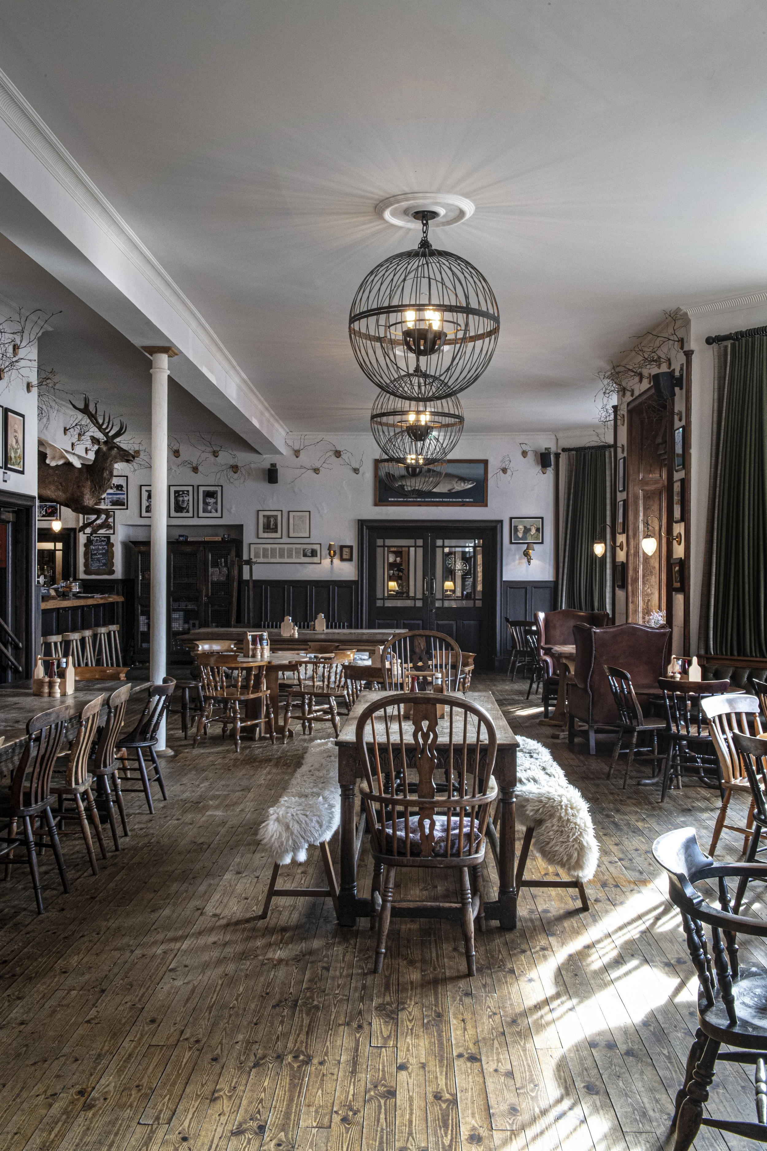 Image of The Flying Stag pub in the Fife Arms hotel, Braemar