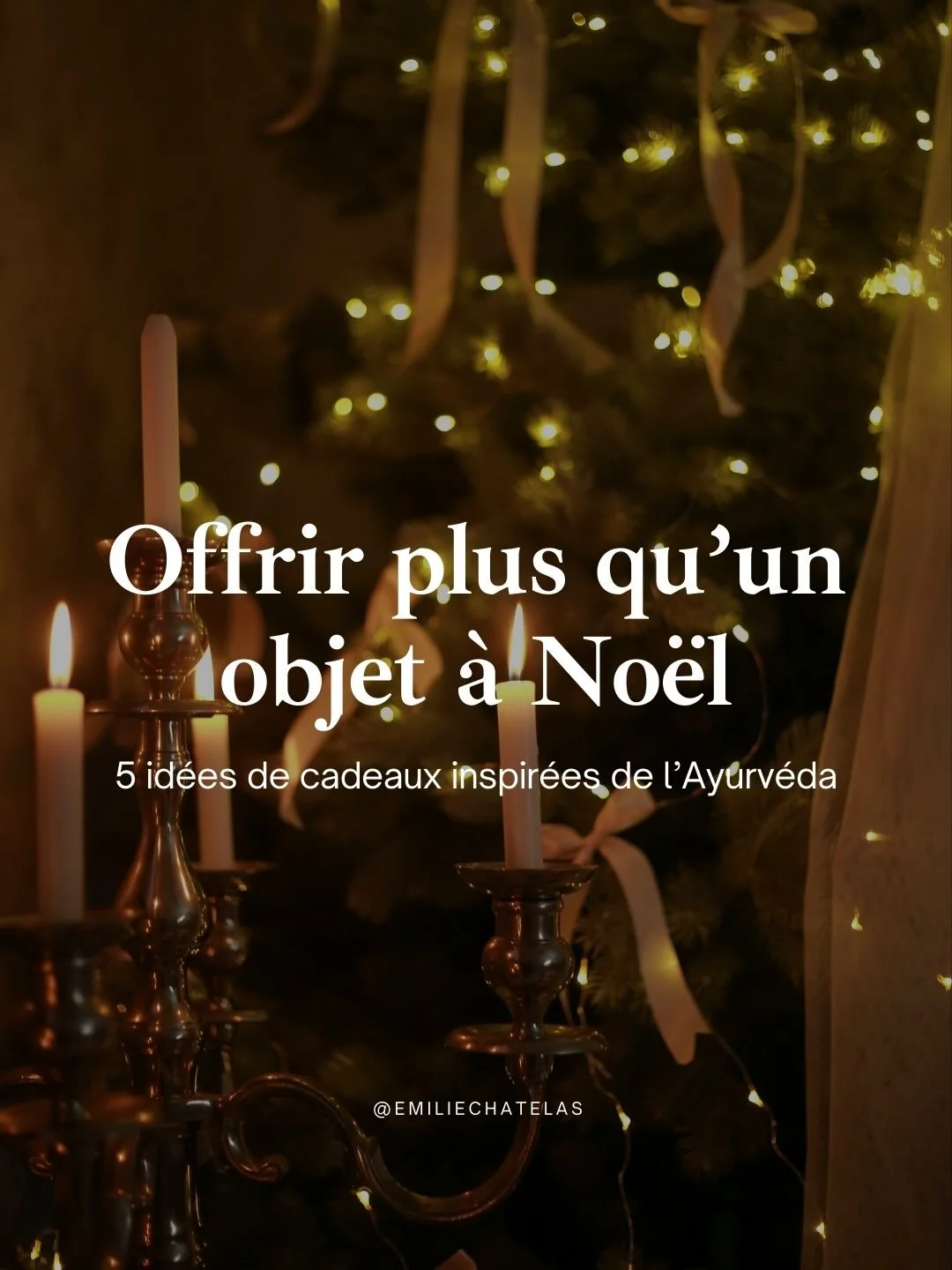 Cette ann&eacute;e, j&rsquo;avais envie de proposer des id&eacute;es de cadeaux qui font du bien, au corps comme &agrave; l&rsquo;esprit ✨

Des cadeaux inspir&eacute;s de l&rsquo;Ayurv&eacute;da, pour offrir plus qu&rsquo;un objet : des rituels, des 
